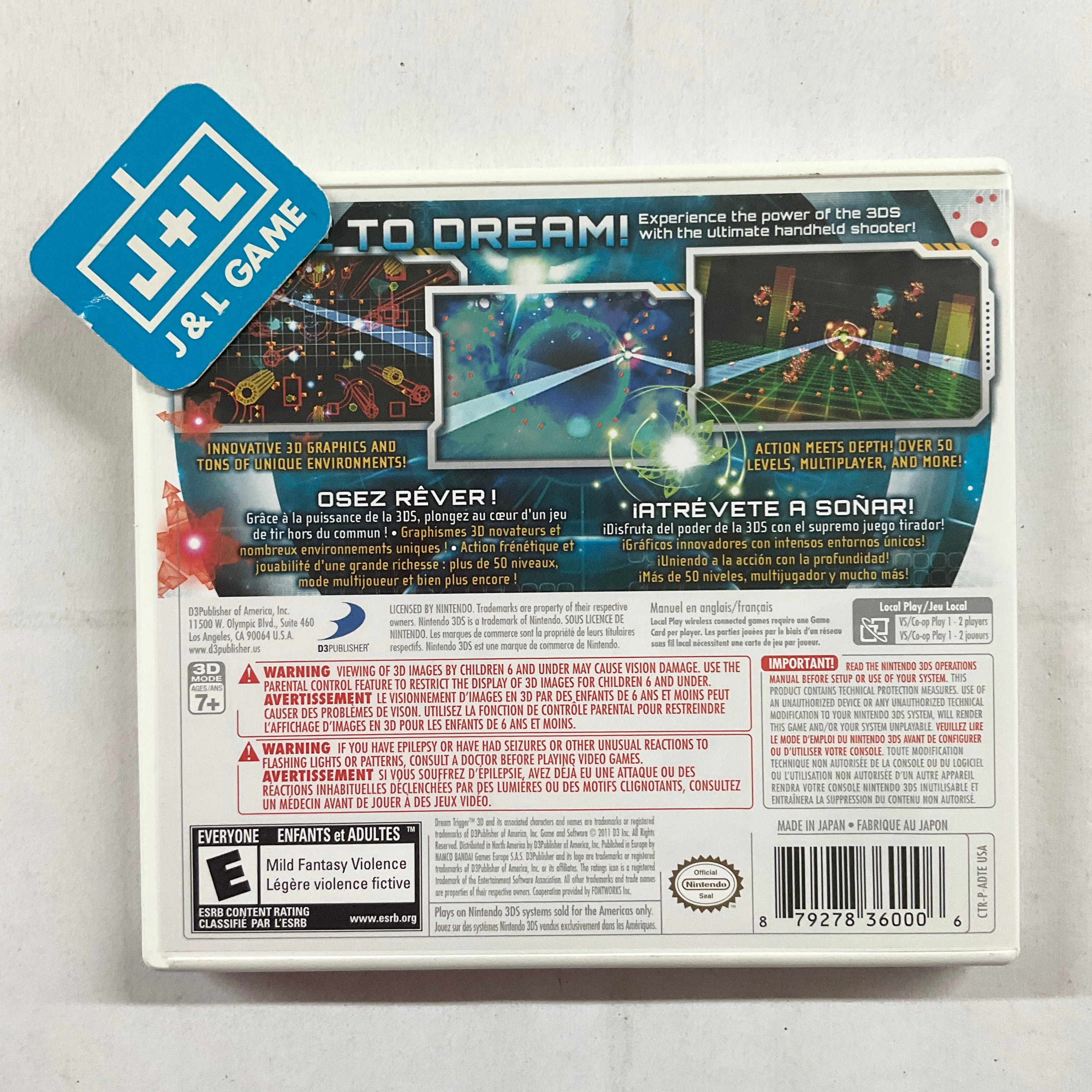 Dream Trigger 3D - Nintendo 3DS [Pre-Owned] Video Games D3Publisher   