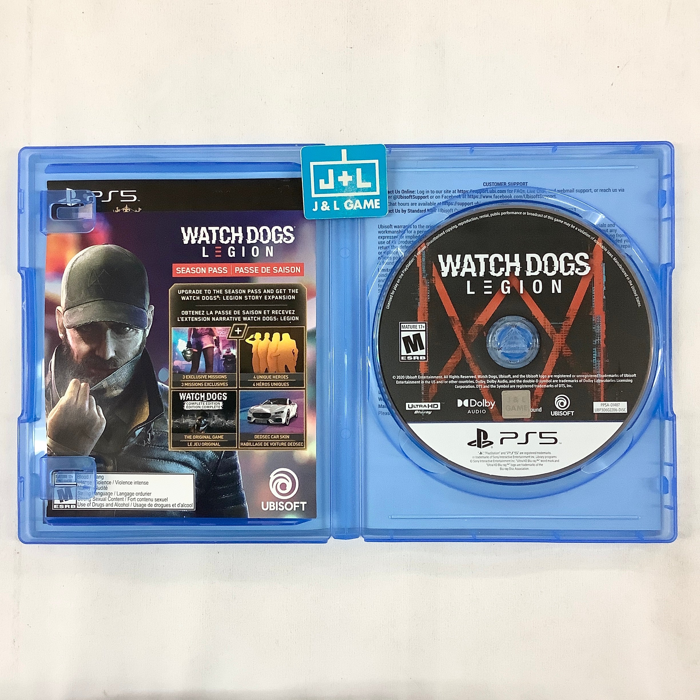 Watch Dogs: Legion - (PS5) PlayStation 5 [Pre-Owned] Video Games Ubisoft   