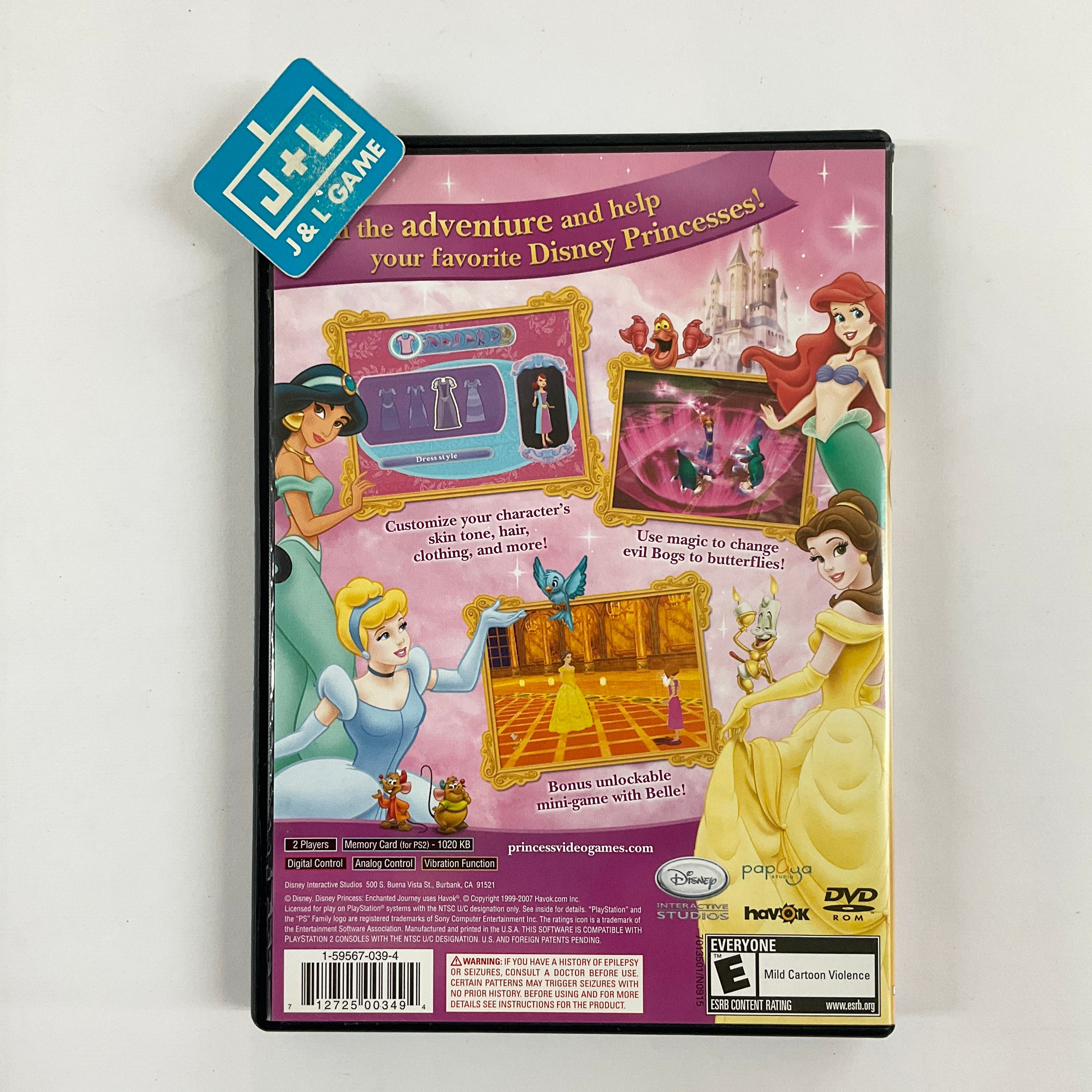 Disney Princess: Enchanted Journey - (PS2) PlayStation 2 [Pre-Owned] Video Games Disney Interactive Studios   