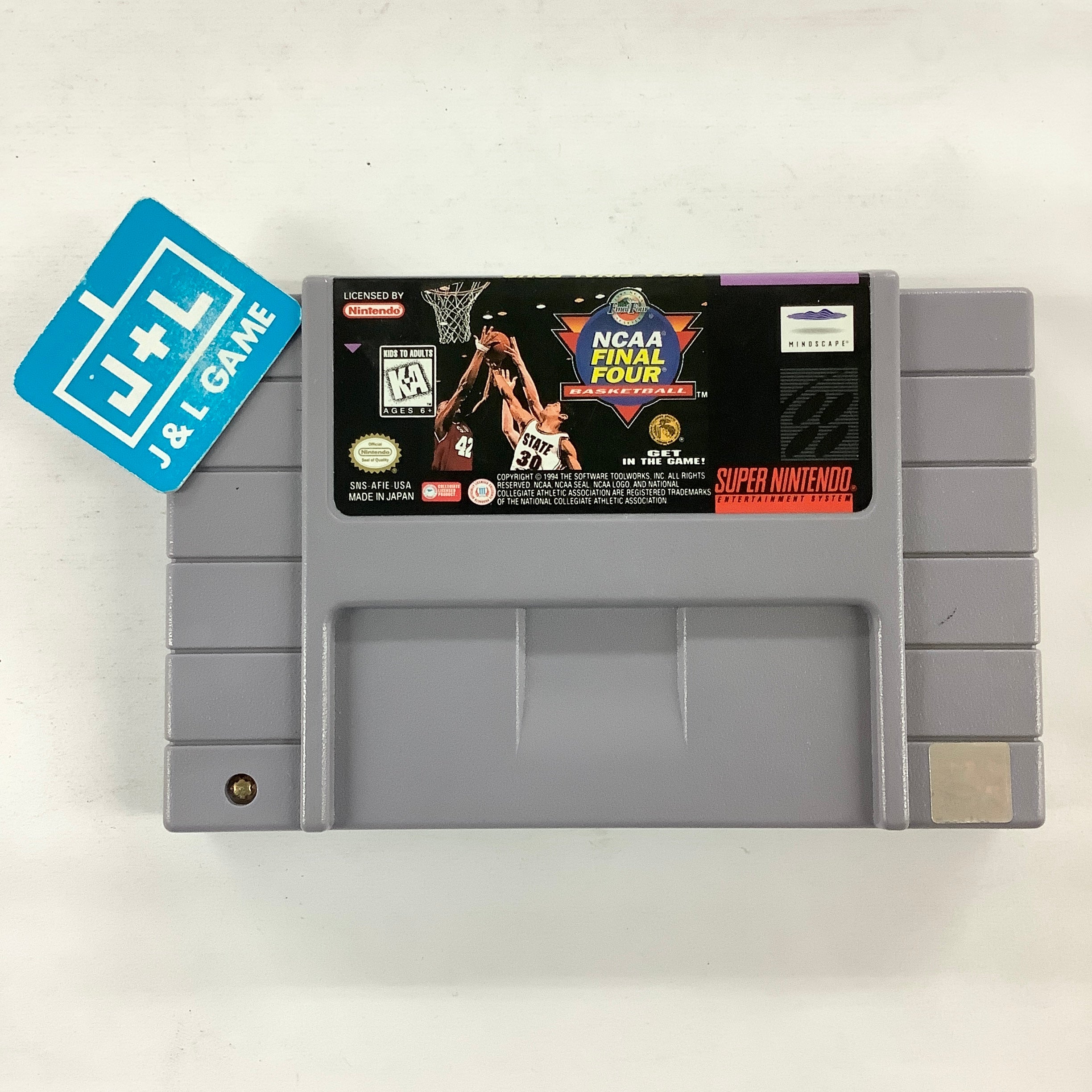 NCAA Final Four Basketball - (SNES) Super Nintendo [Pre-Owned] Video Games Mindscape   