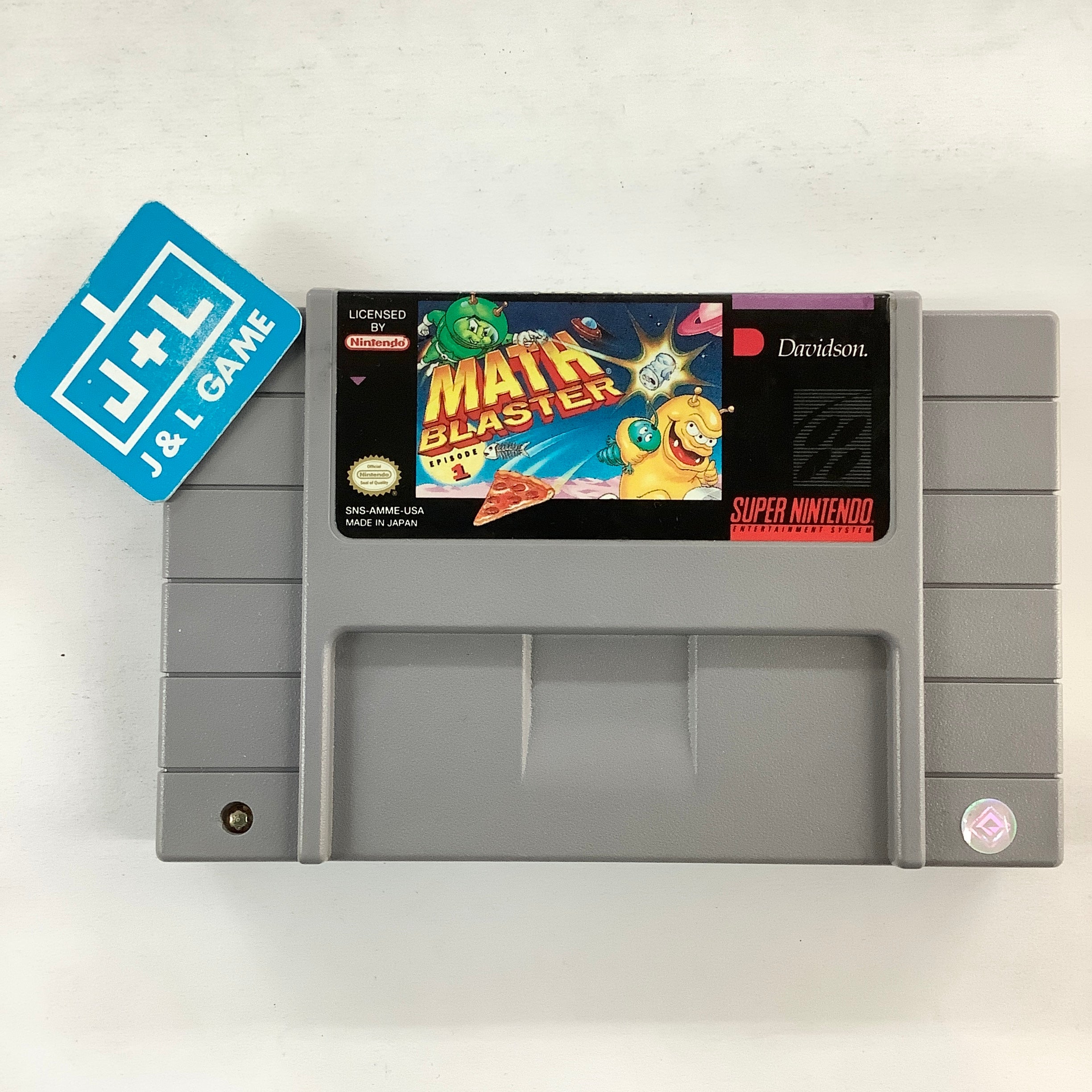 Math Blaster: Episode 1 - (SNES) Super Nintendo [Pre-Owned] Video Games Davidson & Associates   