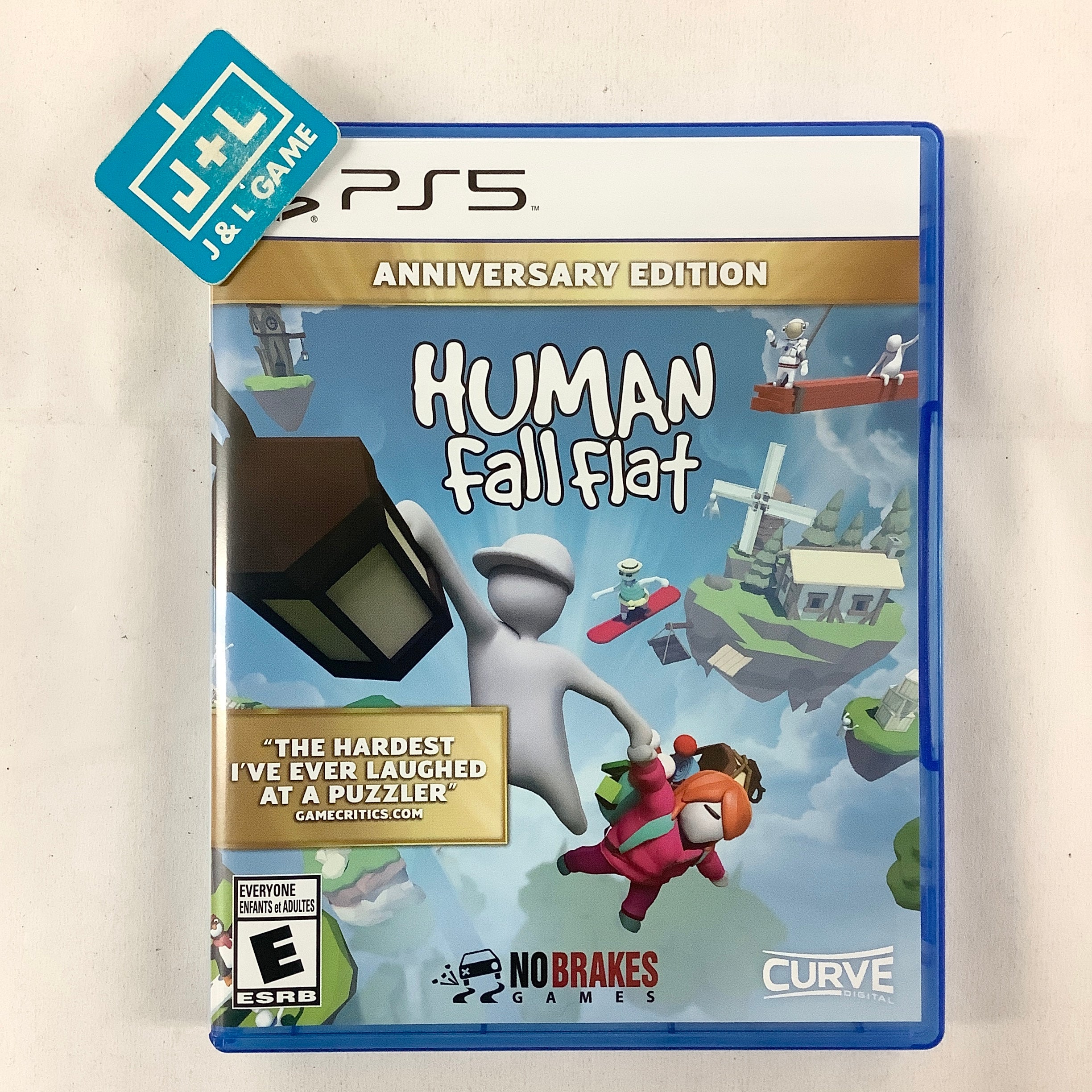 Human: Fall Flat Anniversary Edition - (PS5) PlayStation 5 [UNBOXING] Video Games Curve Digital   
