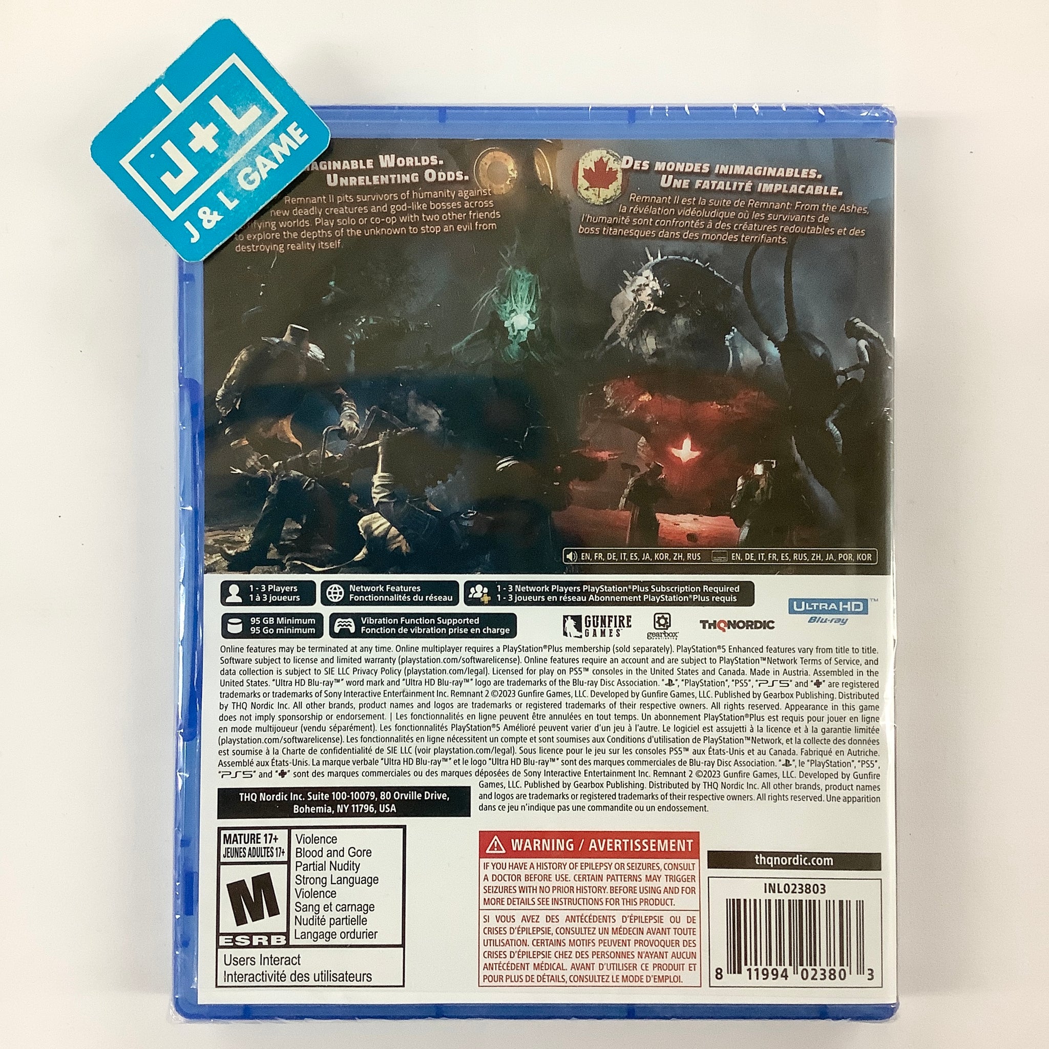 Remnant 2 - (PS5) PlayStation 5 – J&L Video Games New York City