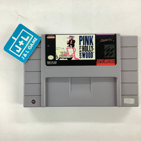 Pink Goes to Hollywood - (SNES) Super Nintendo [Pre-Owned] Video Games TecMagik   