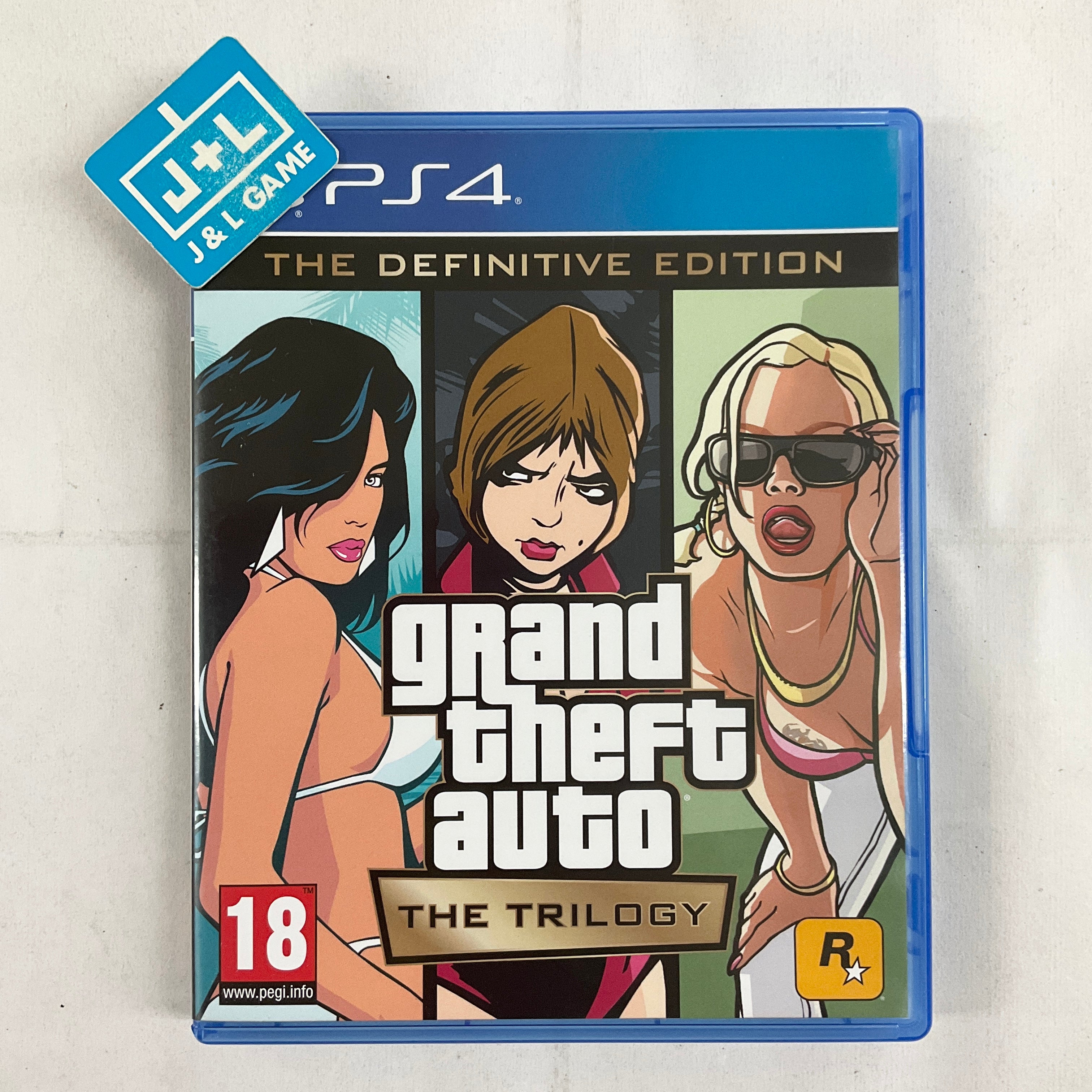 Grand Theft Auto: The Trilogy- The Definitive Edition - (PS4) PlayStation 4 [Pre-Owned] (European Import) Video Games Rockstar Games   