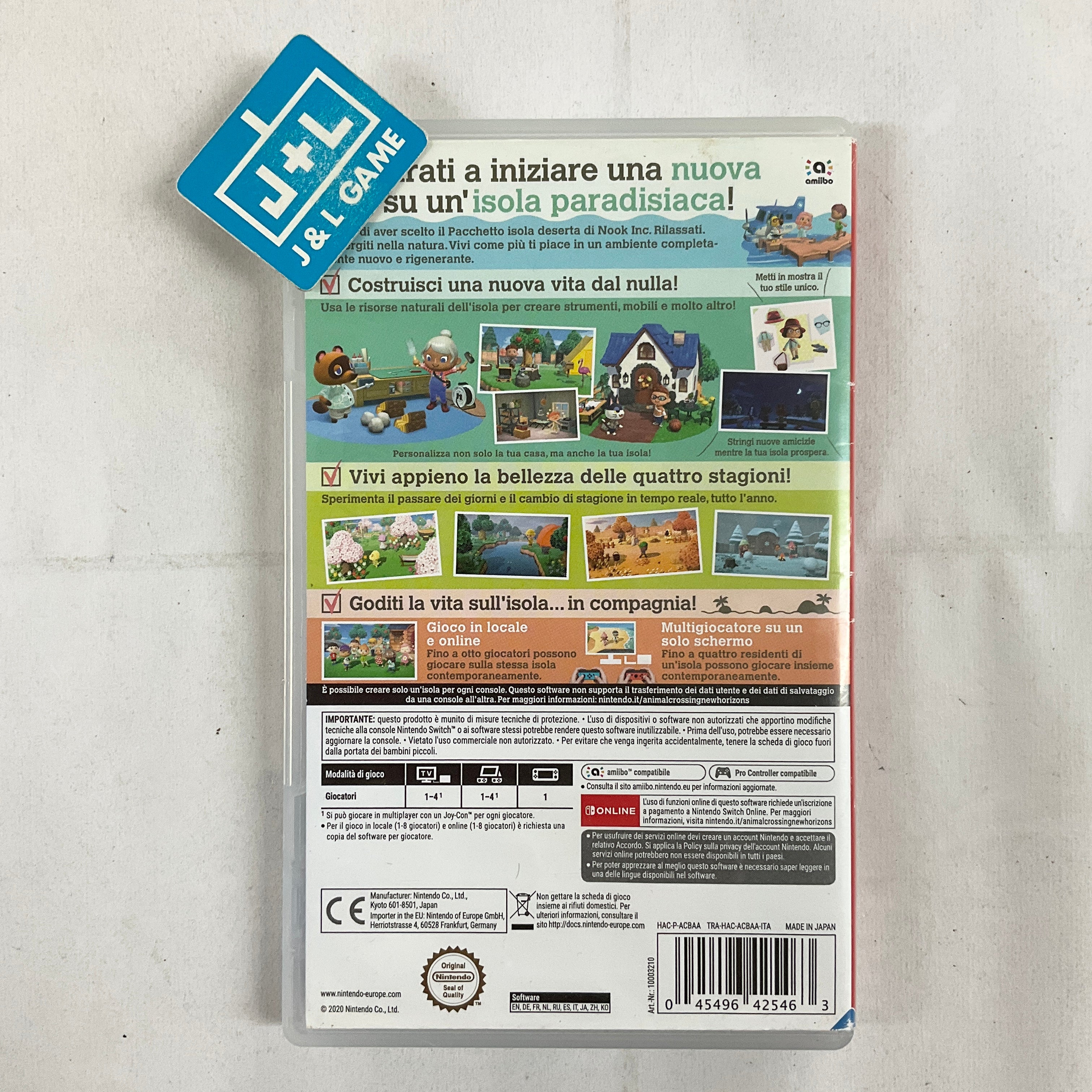 Animal Crossing: New Horizons - (NSW) Nintendo Switch [Pre-Owned] (European Import) Video Games Nintendo   
