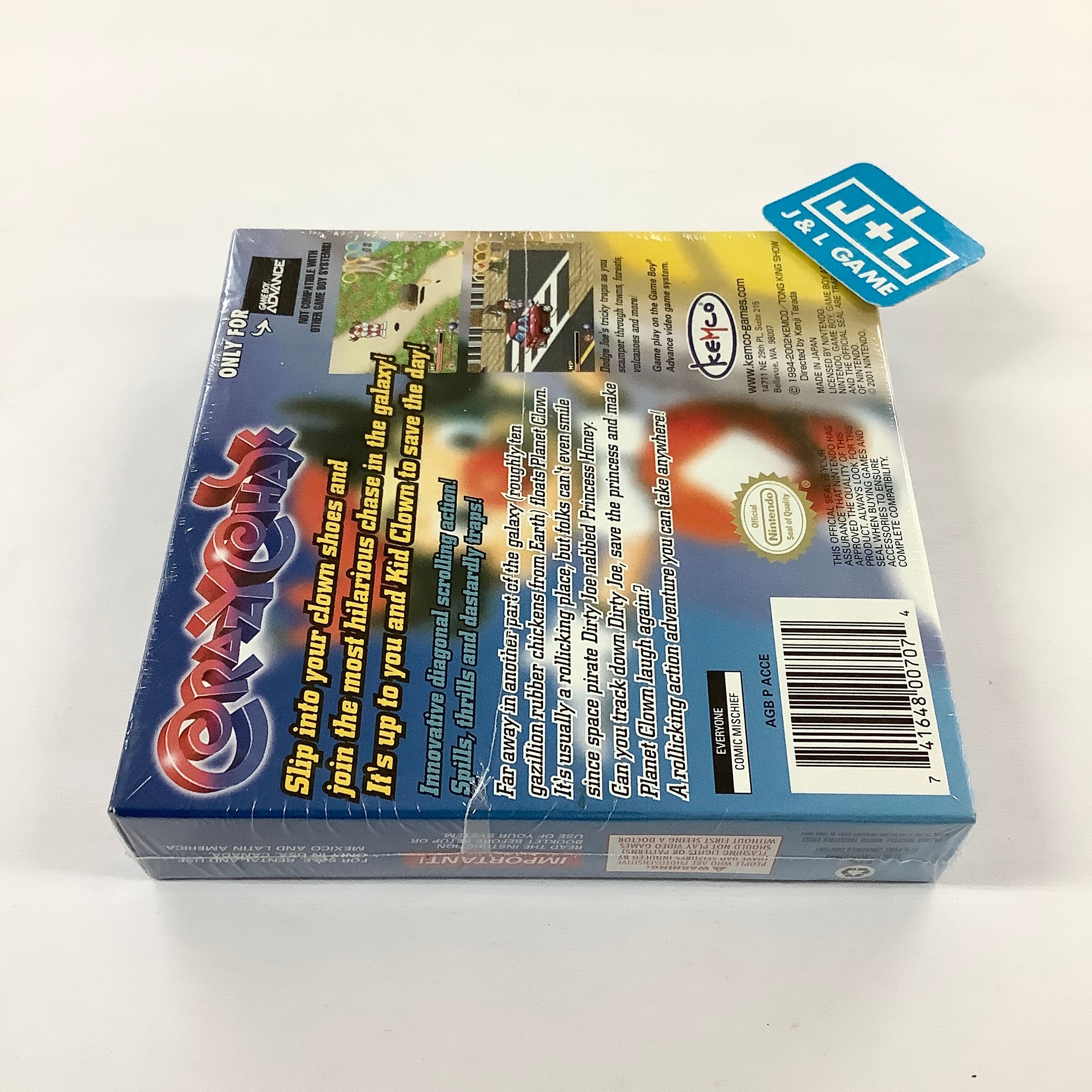 Crazy Chase - (GBA) Game Boy Advance Video Games Kemco   