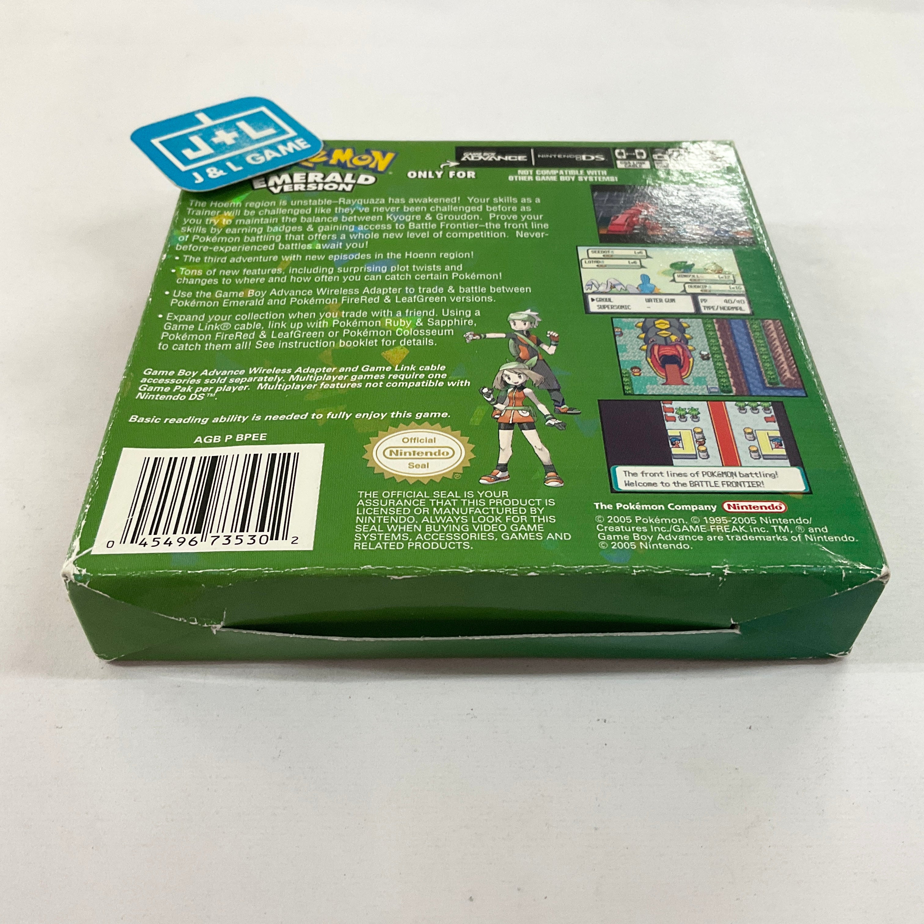 Pokemon Emerald Version - (GBA) Game Boy Advance [Pre-Owned] Video Games Nintendo   