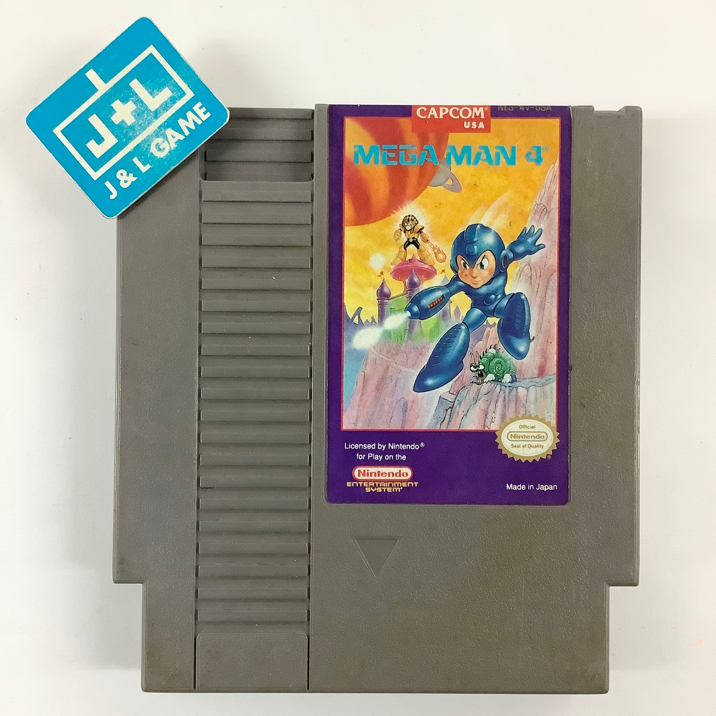 Mega Man 4 - (NES) Nintendo Entertainment System  [Pre-Owned] Video Games Capcom   