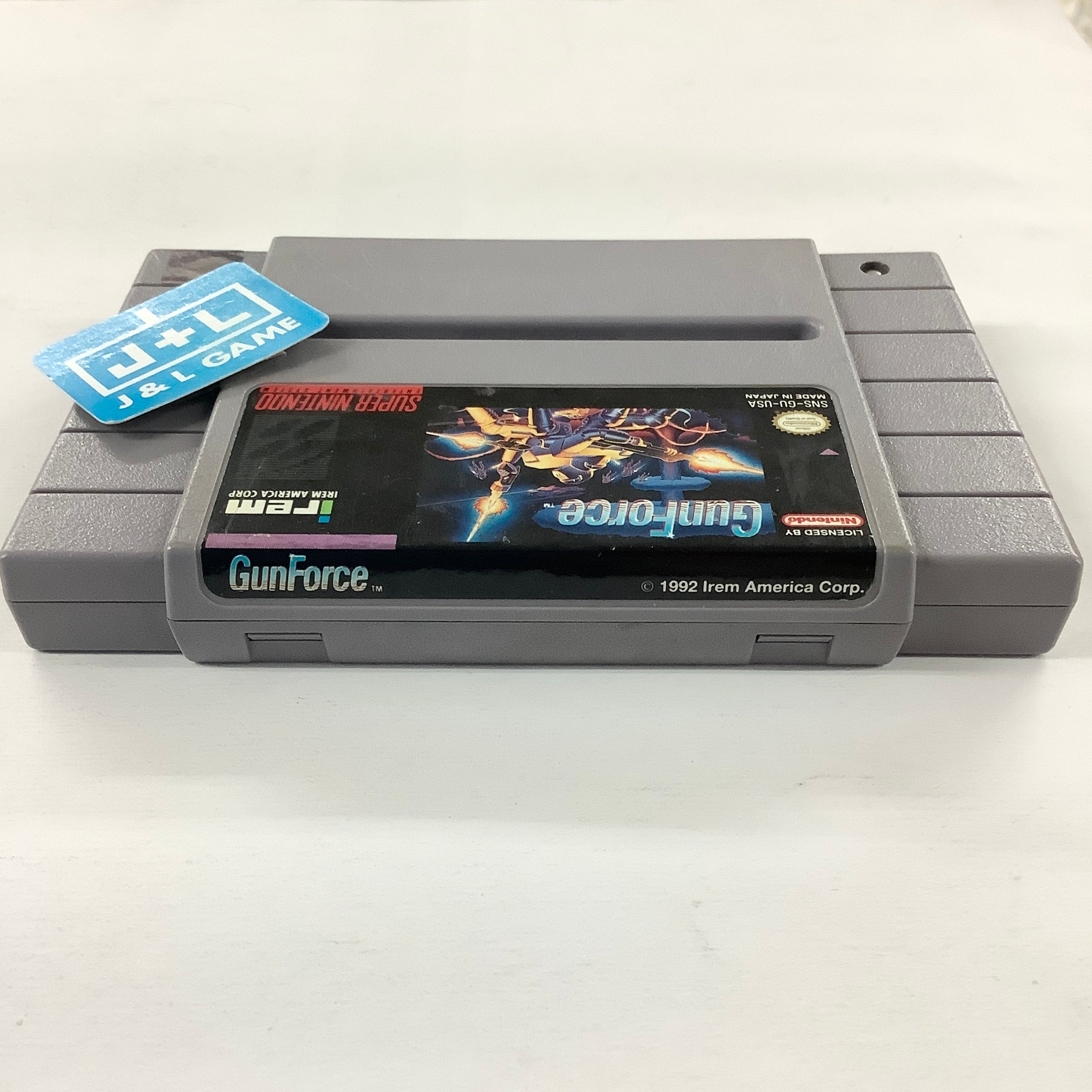 GunForce - (SNES) Super Nintendo [Pre-Owned] | J&L Game
