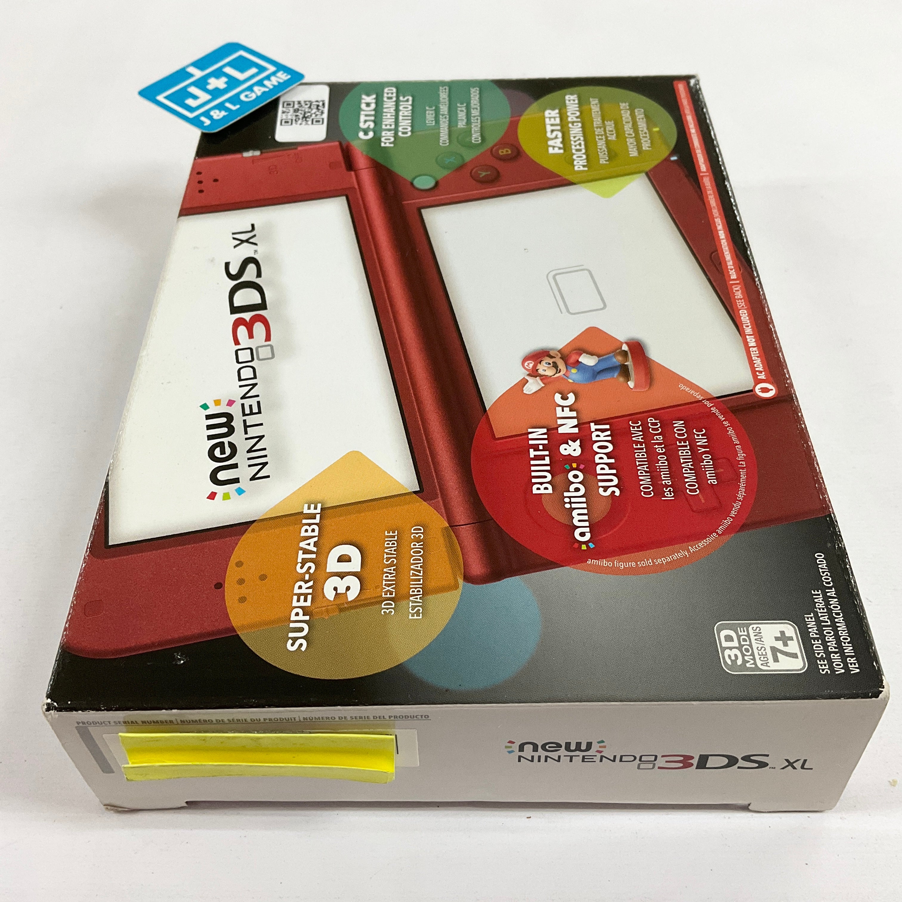 New Nintendo 3DS XL Console (Red) - Nintendo 3DS [Pre-Owned] Consoles Nintendo   