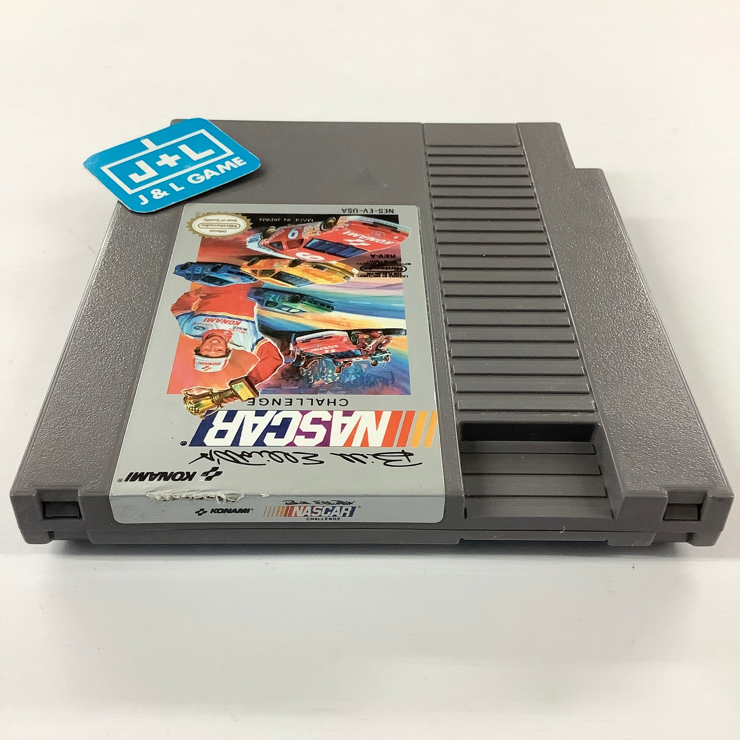 Bill Elliott's NASCAR Challenge - (NES) Nintendo Entertainment System [Pre-Owned] Video Games Konami   