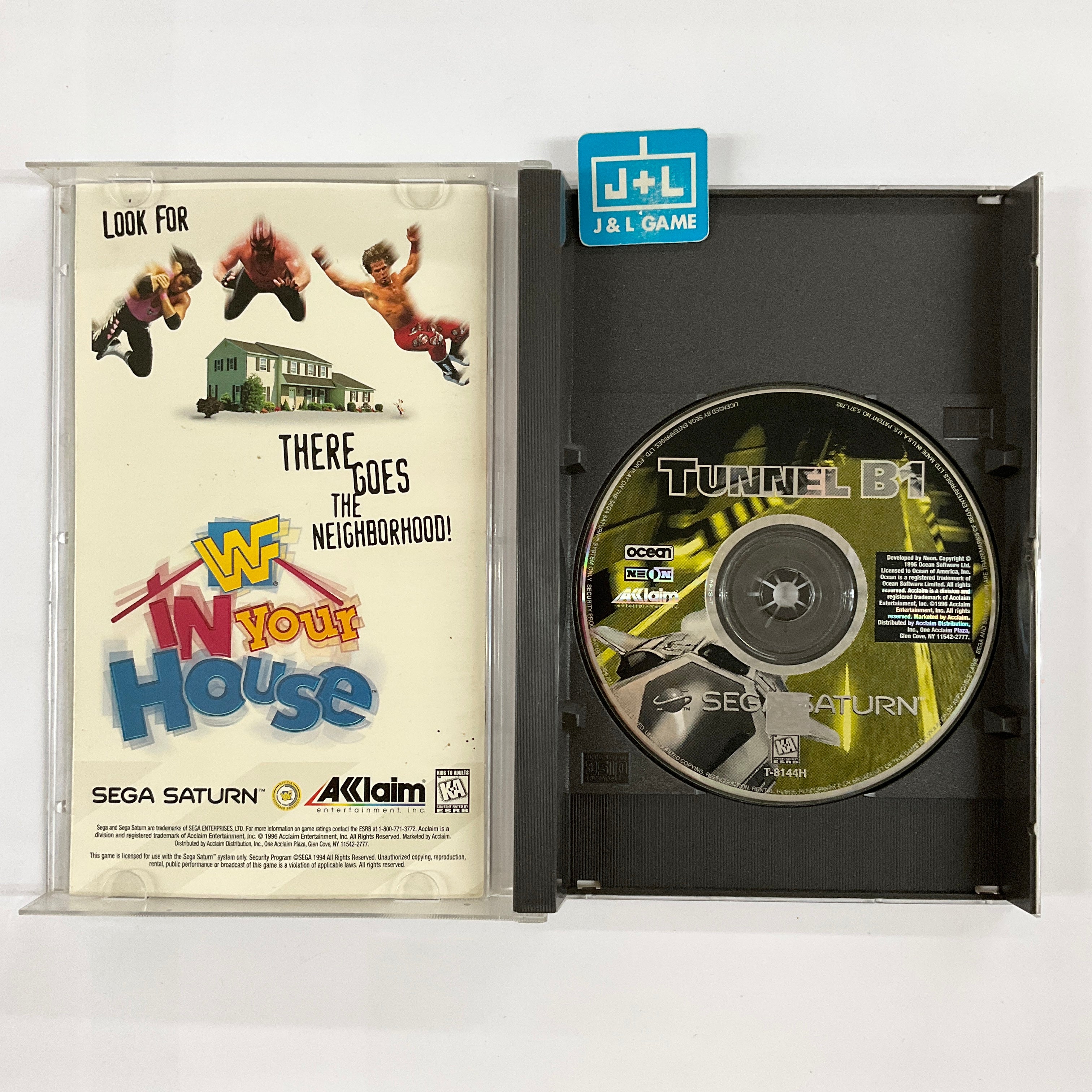 Tunnel B1 - (SS) SEGA Saturn [Pre-Owned] | J&L Game