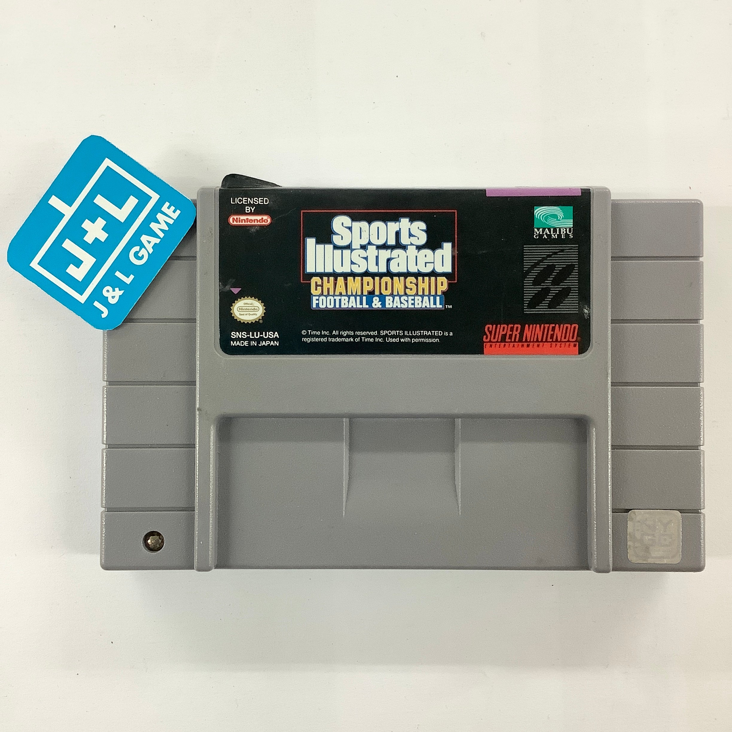 Sports Illustrated: Championship Football & Baseball - (SNES) Super Nintendo [Pre-Owned] Video Games Malibu   