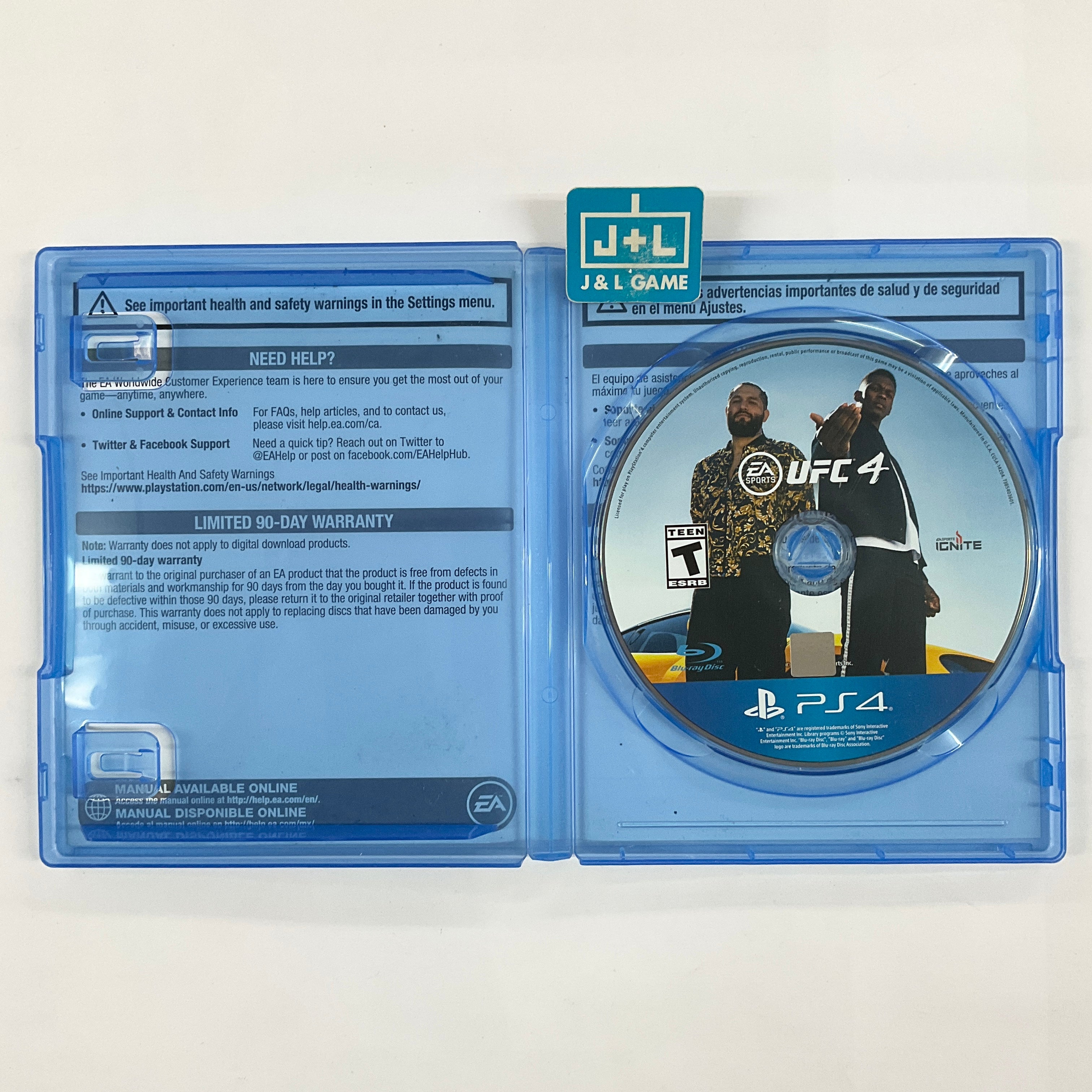 UFC 4 - (PS4) PlayStation 4 [Pre-Owned] | J&L Game