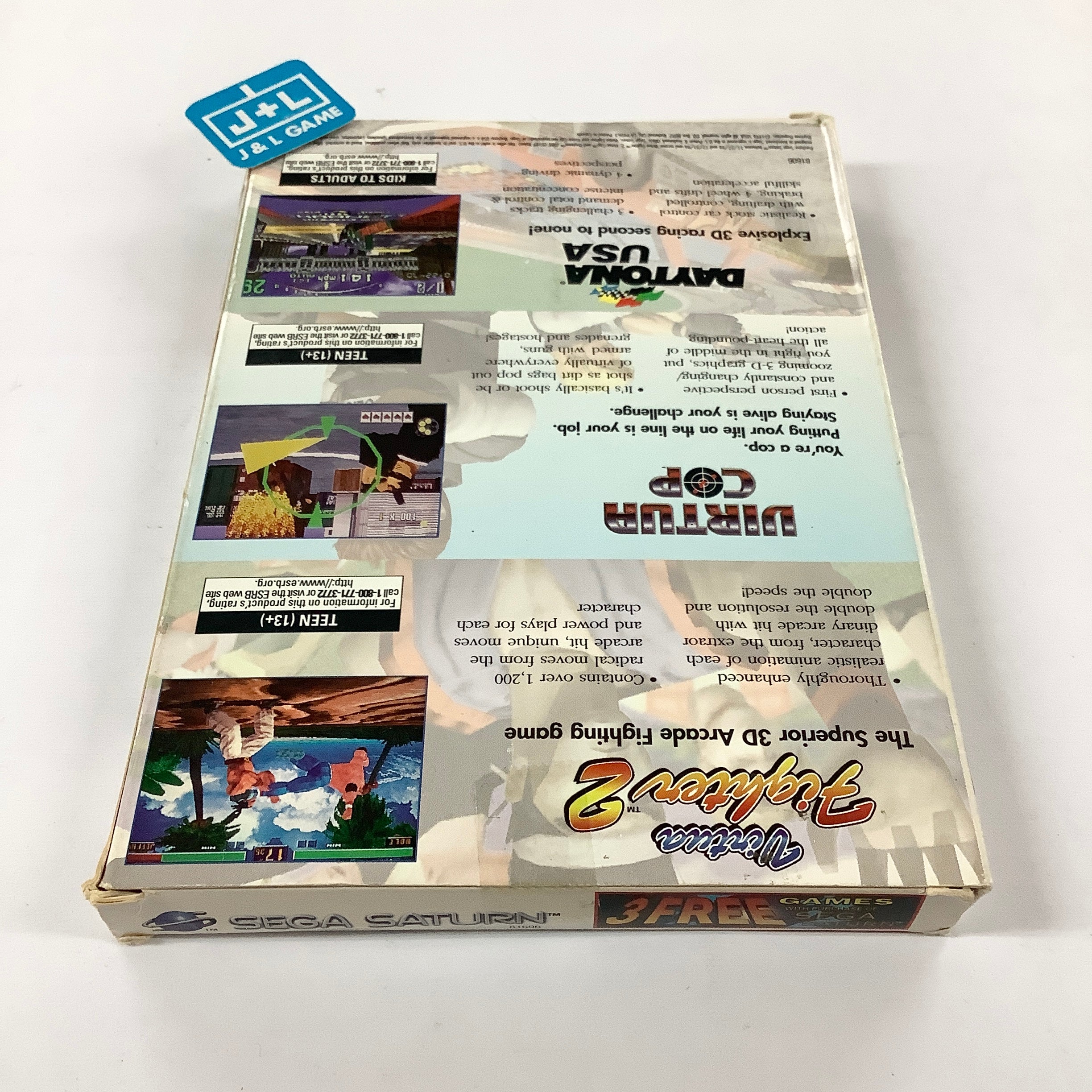 3 Free Games With Purchase of Sega Saturn - (SS) SEGA Saturn [Pre-Owned] Video Games Sega   