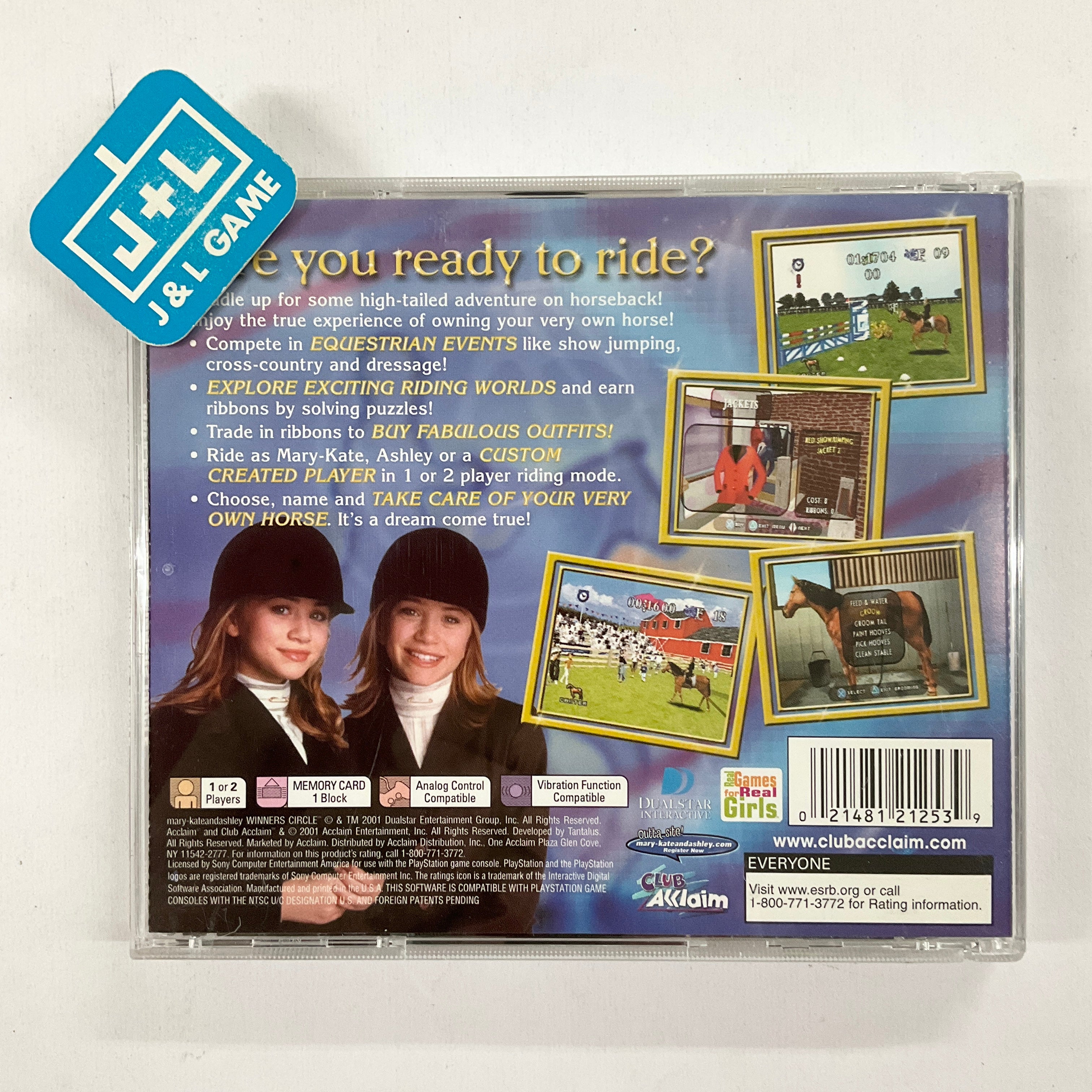 Mary-Kate and Ashley: Winners Circle - (PS1) PlayStation 1 [Pre-Owned] Video Games Acclaim   