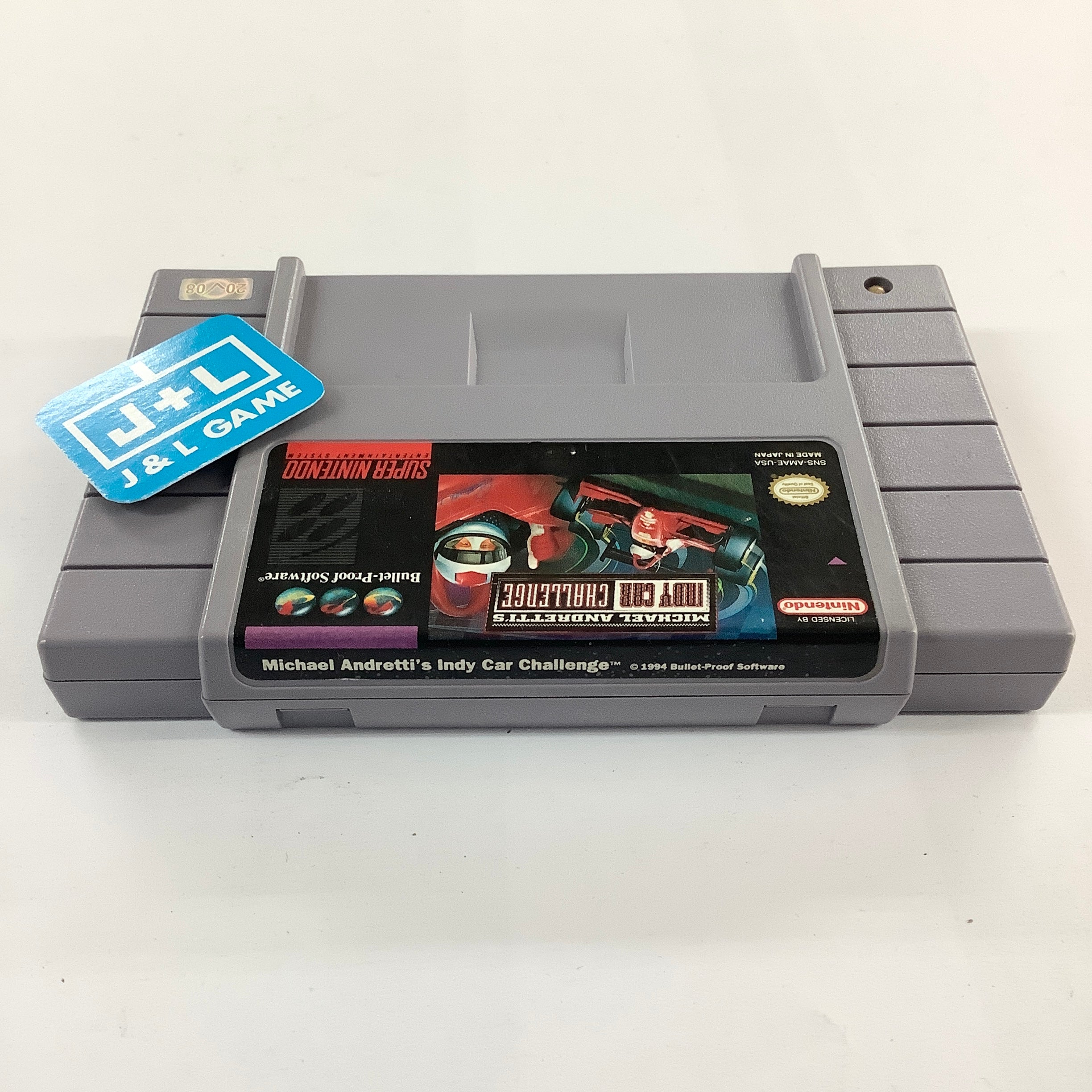 Michael Andretti's Indy Car Challenge - (SNES) Super Nintendo [Pre-Owned] Video Games Bullet Proof Software   