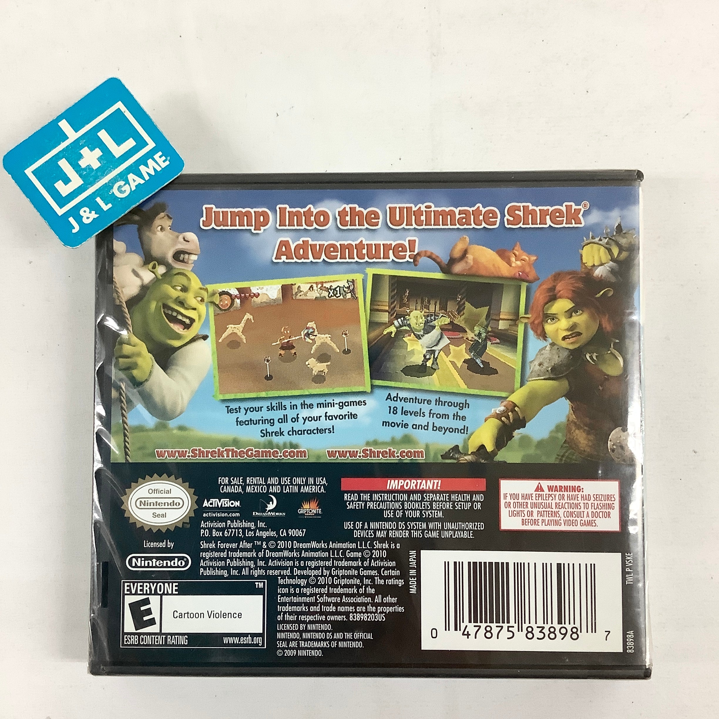 Shrek Forever After - (NDS) Nintendo DS Video Games Activision   
