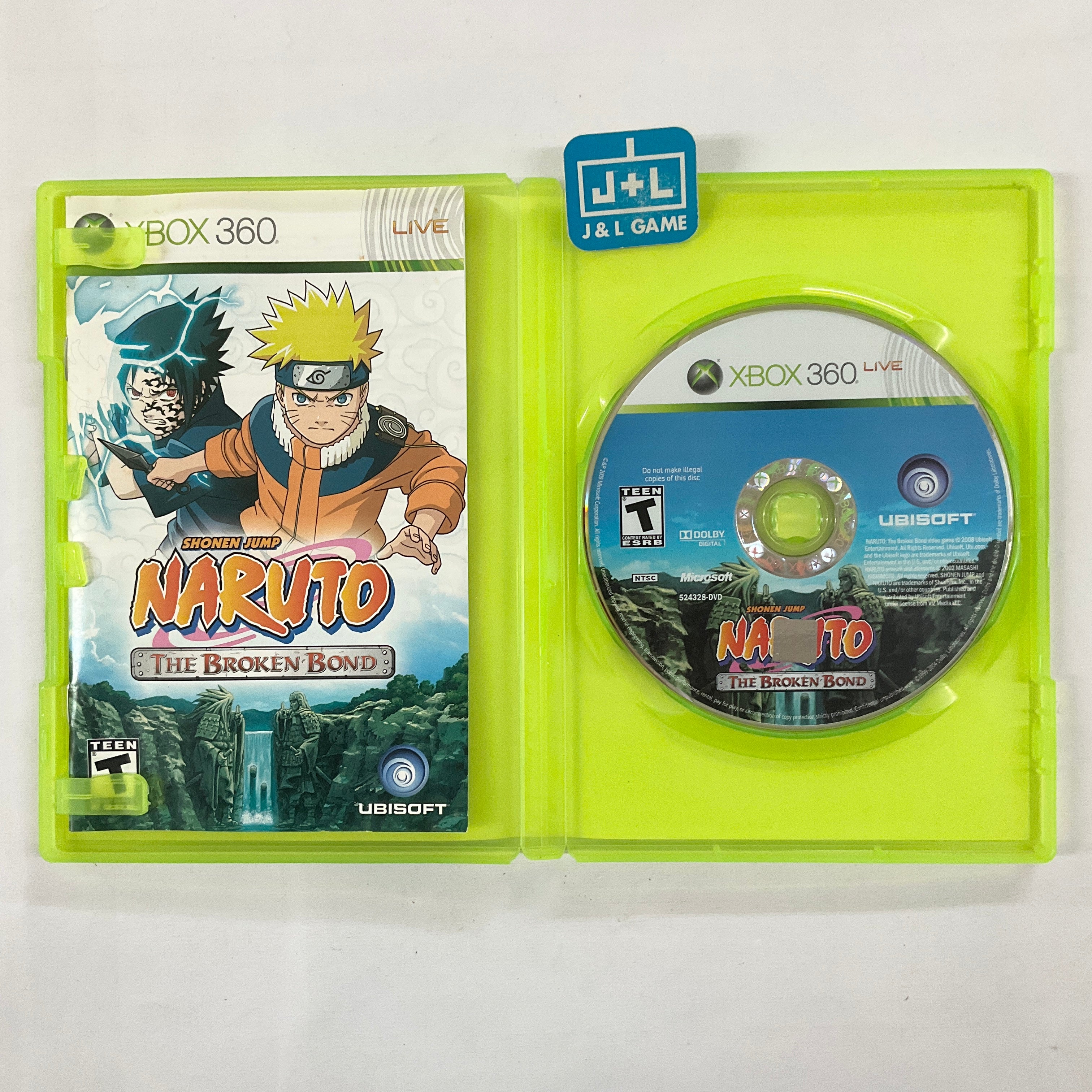 Naruto: The Broken Bond - Xbox 360 [Pre-Owned] Video Games Ubisoft   