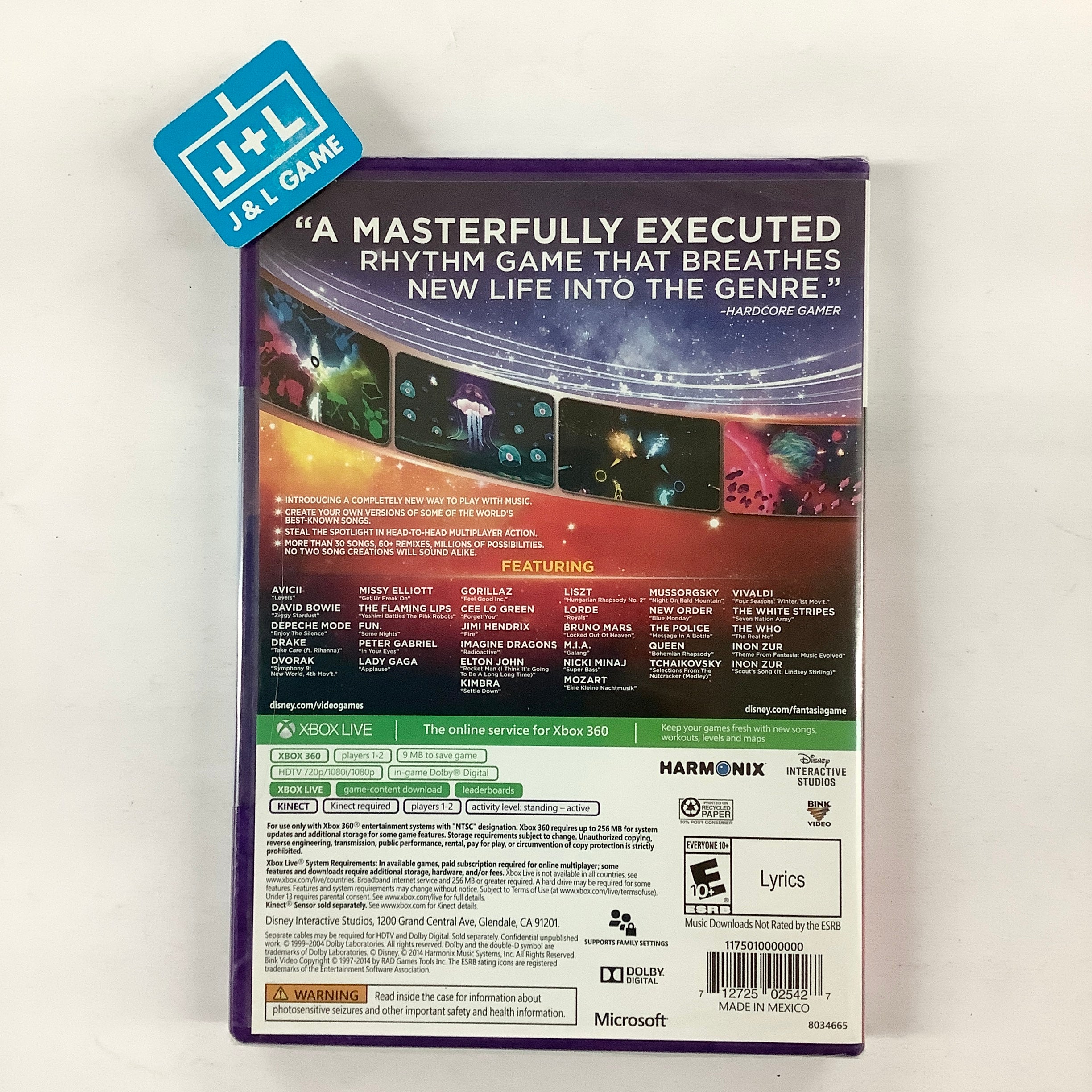 Disney Fantasia: Music Evolved (Kinect Required) - Xbox 360 Video Games Disney Interactive Studios   