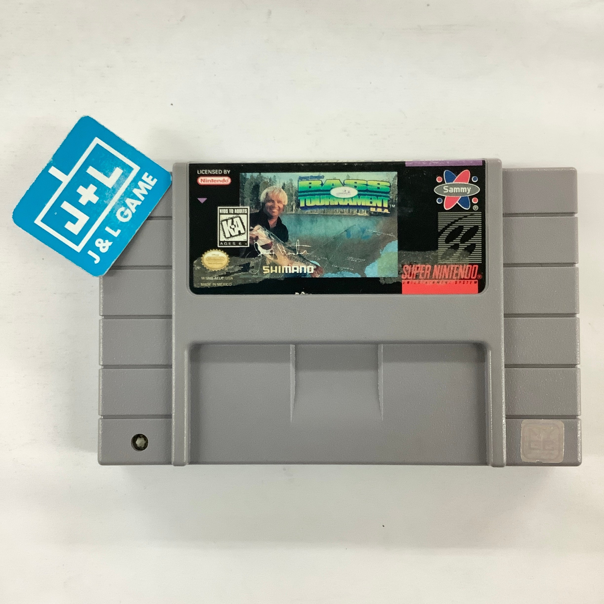 Jimmy Houston's Bass Tournament U.S.A. - (SNES) Super Nintendo [Pre-Owned] Video Games Sammy Studios   