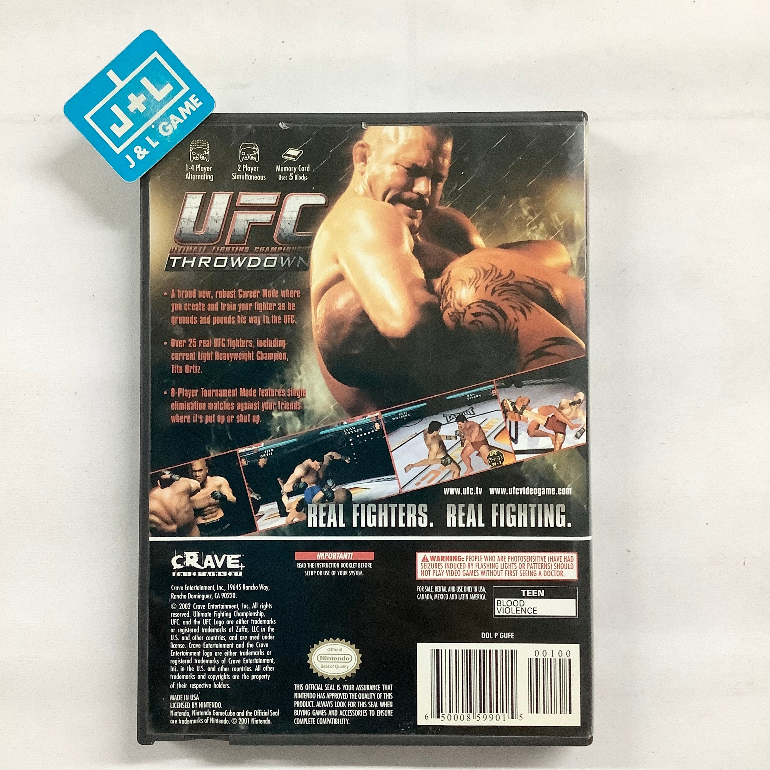 Ultimate Fighting Championship: Throwdown - (GQ) GameCube [Pre-Owned] Video Games Crave   