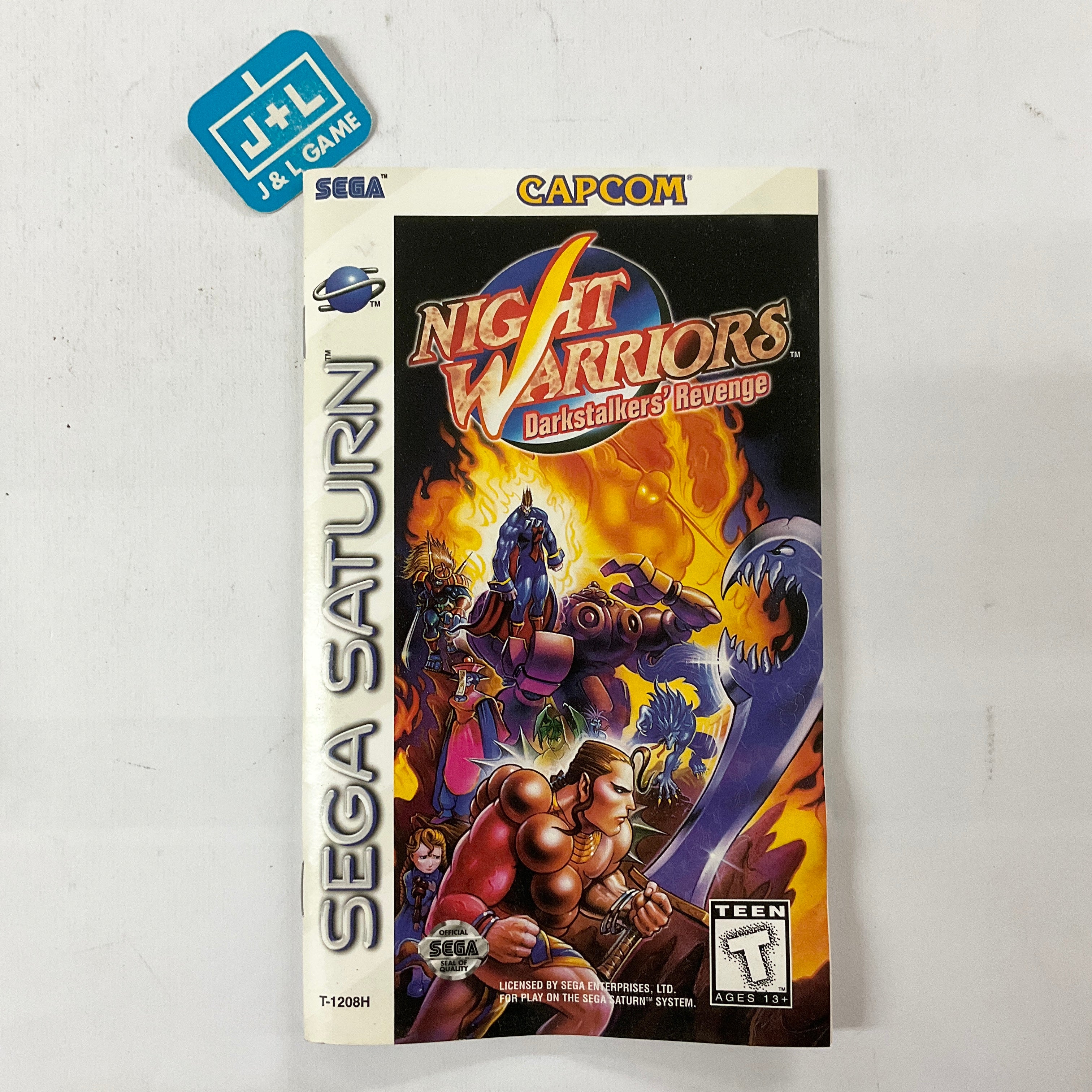 Night Warriors: Darkstalkers' Revenge - (SS) SEGA Saturn [Pre-Owned] Video Games Capcom   