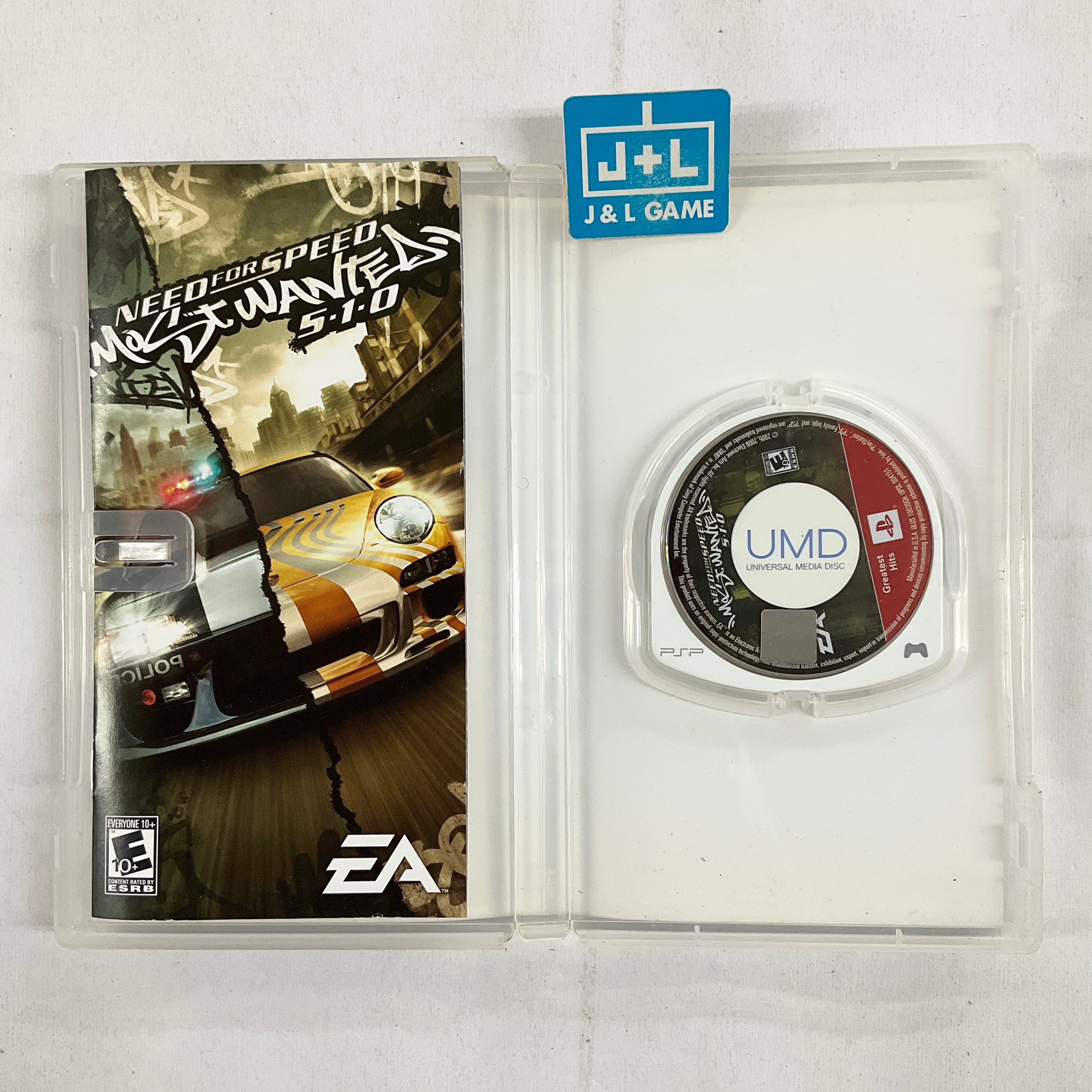 Need for Speed Most Wanted 5-1-0 (Greatest Hits) - SONY PSP [Pre-Owned] Video Games EA Games   