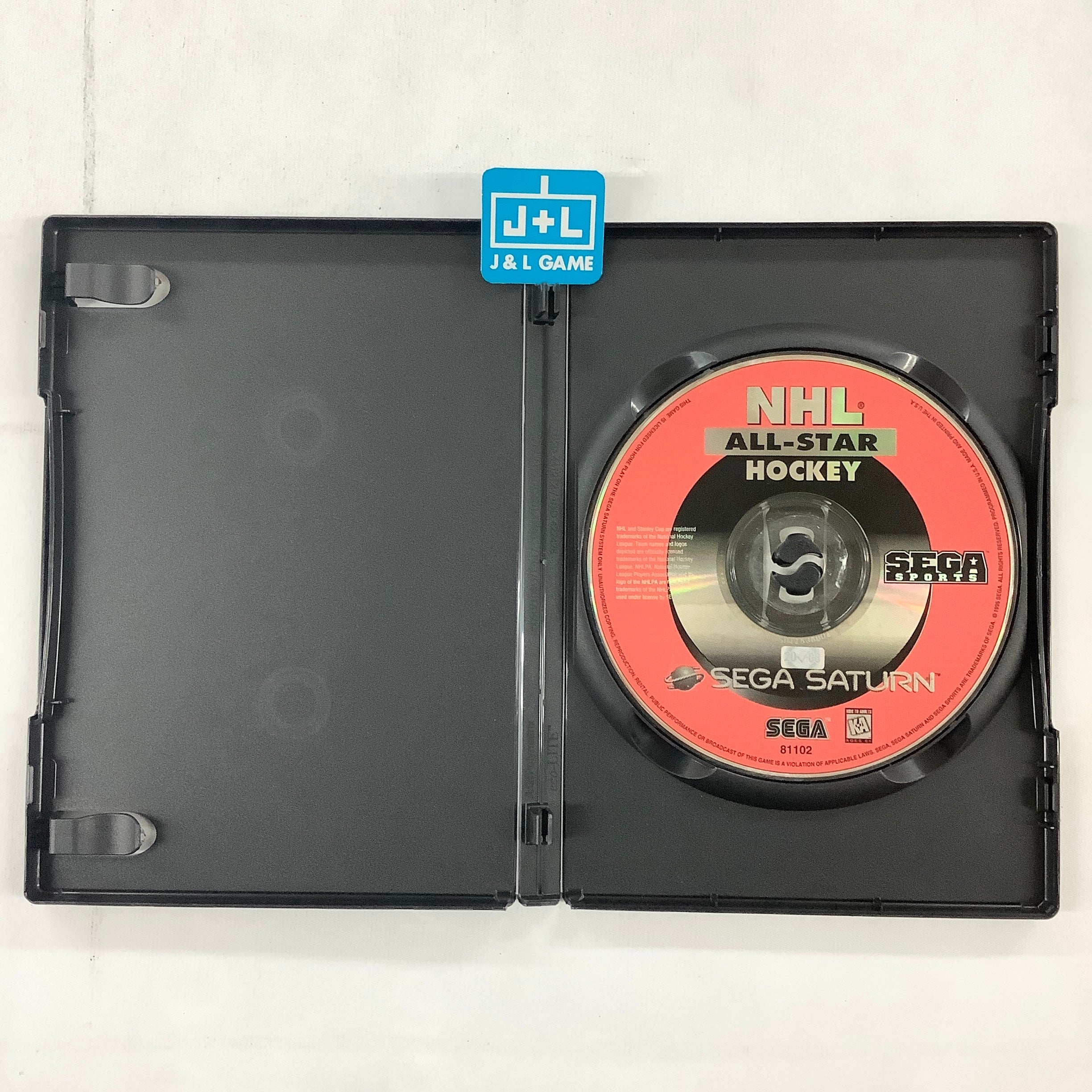 NHL All-Star Hockey - (SS) SEGA Saturn [Pre-Owned] Video Games Sega   