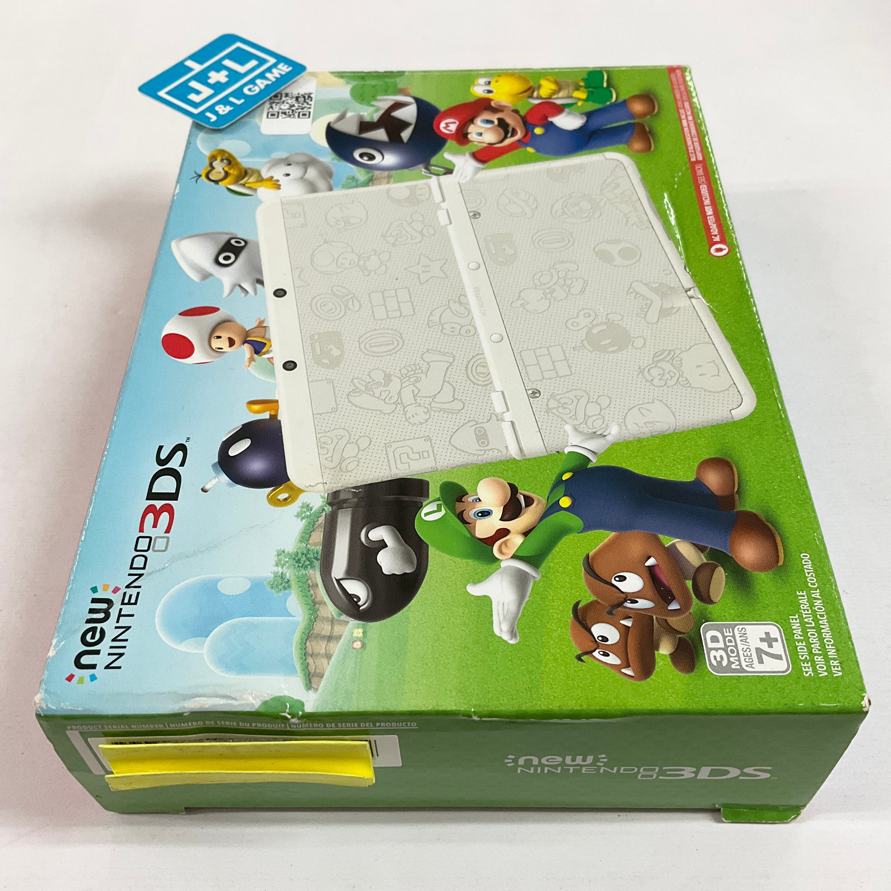 New Nintendo 3DS Console (Mario White) - Nintendo 3DS [Pre-Owned] Consoles Nintendo   