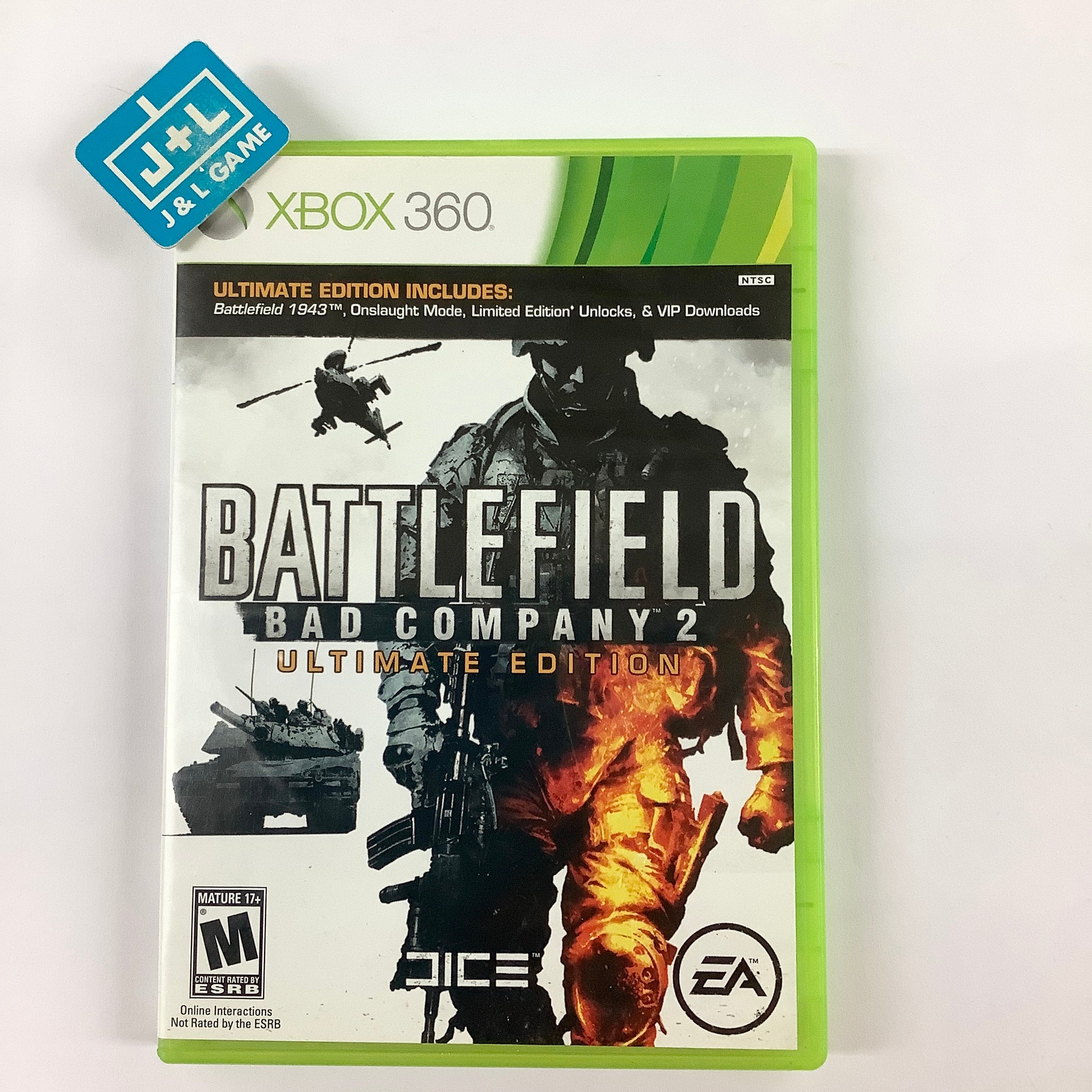 Battlefield: Bad Company 2 Ultimate Edition - Xbox 360 [Pre-Owned] Video Games Electronic Arts   