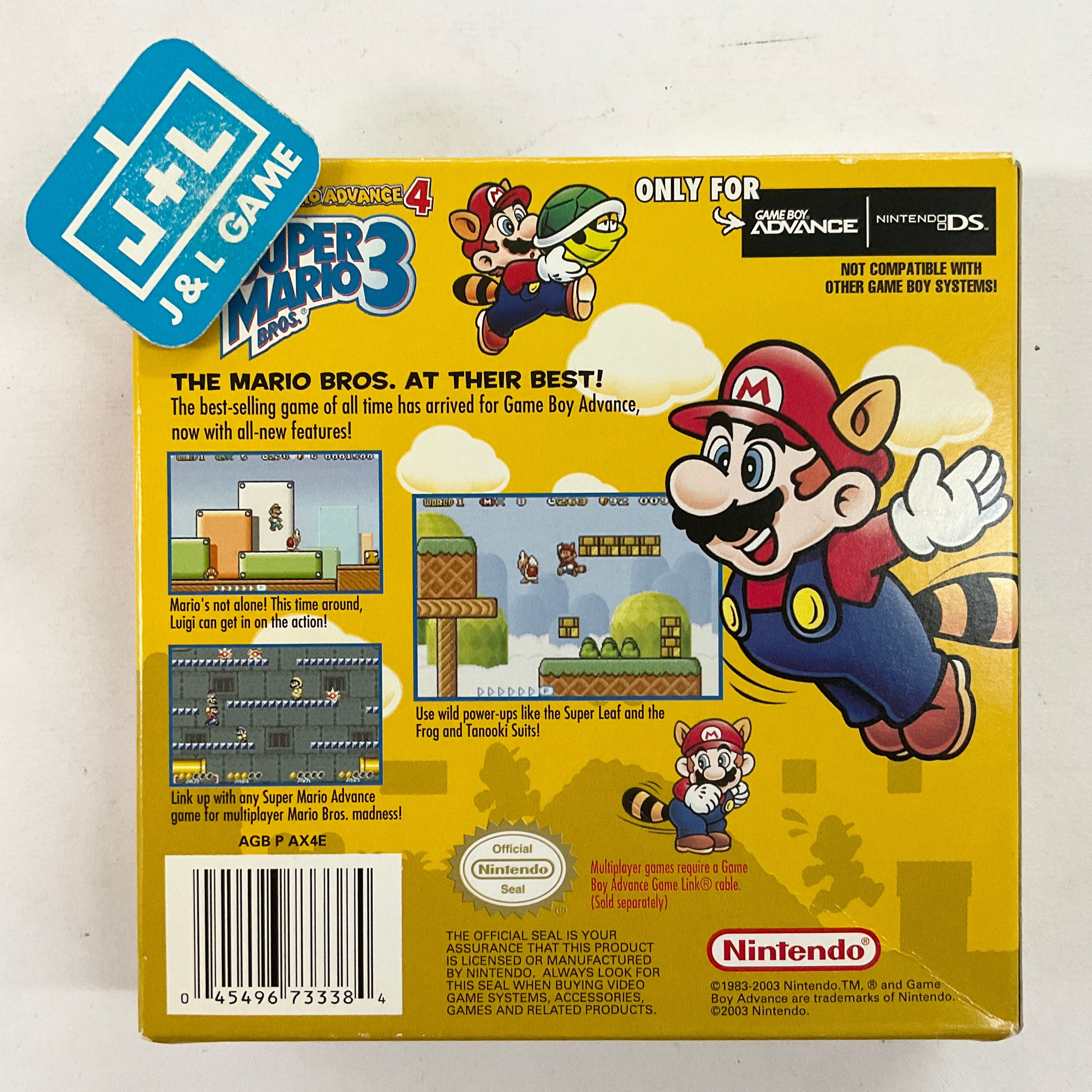 Super Mario Advance 4: Super Mario Bros. 3 - (GBA) Game Boy Advance [Pre-Owned] Video Games Nintendo   