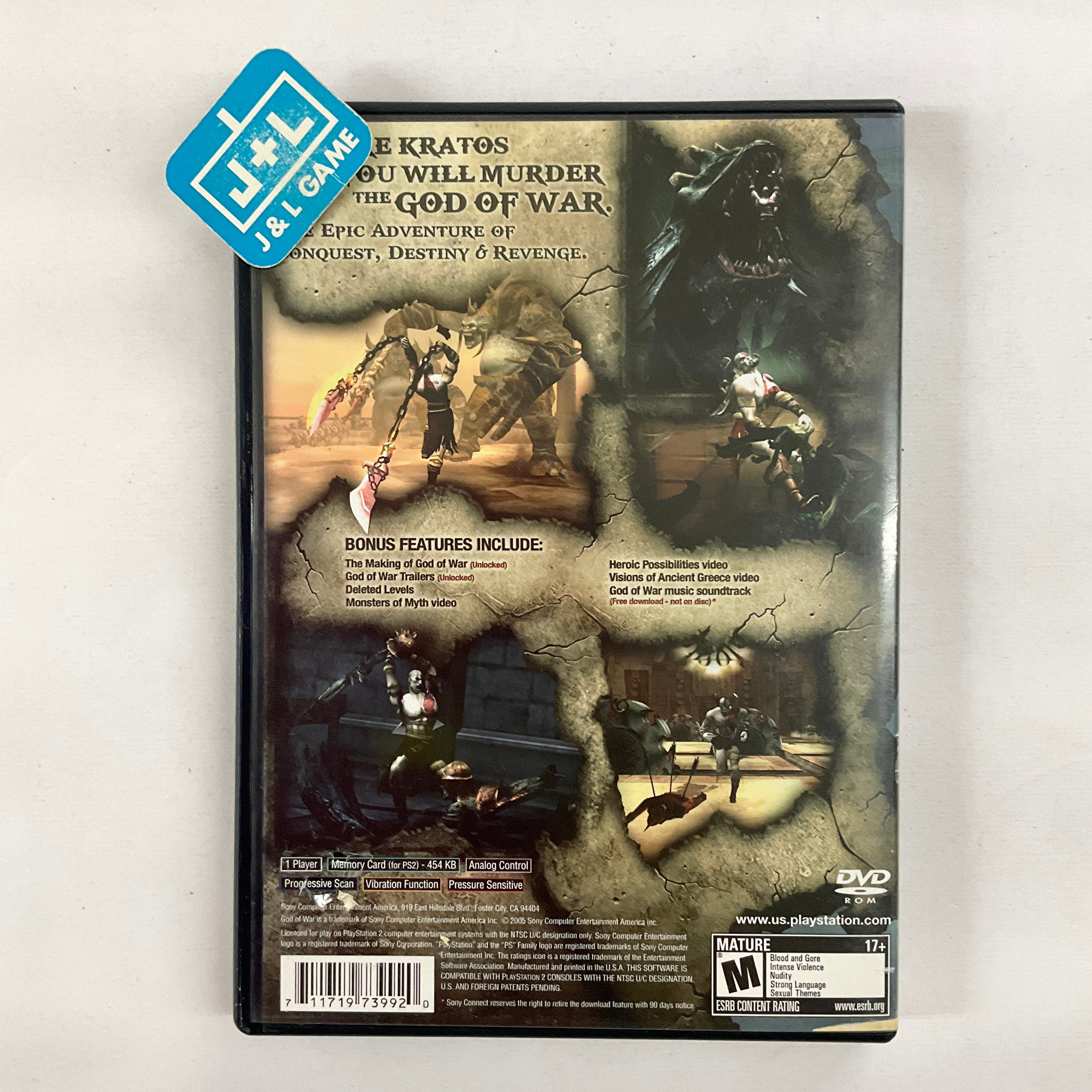 god of monsters ps2 God of War