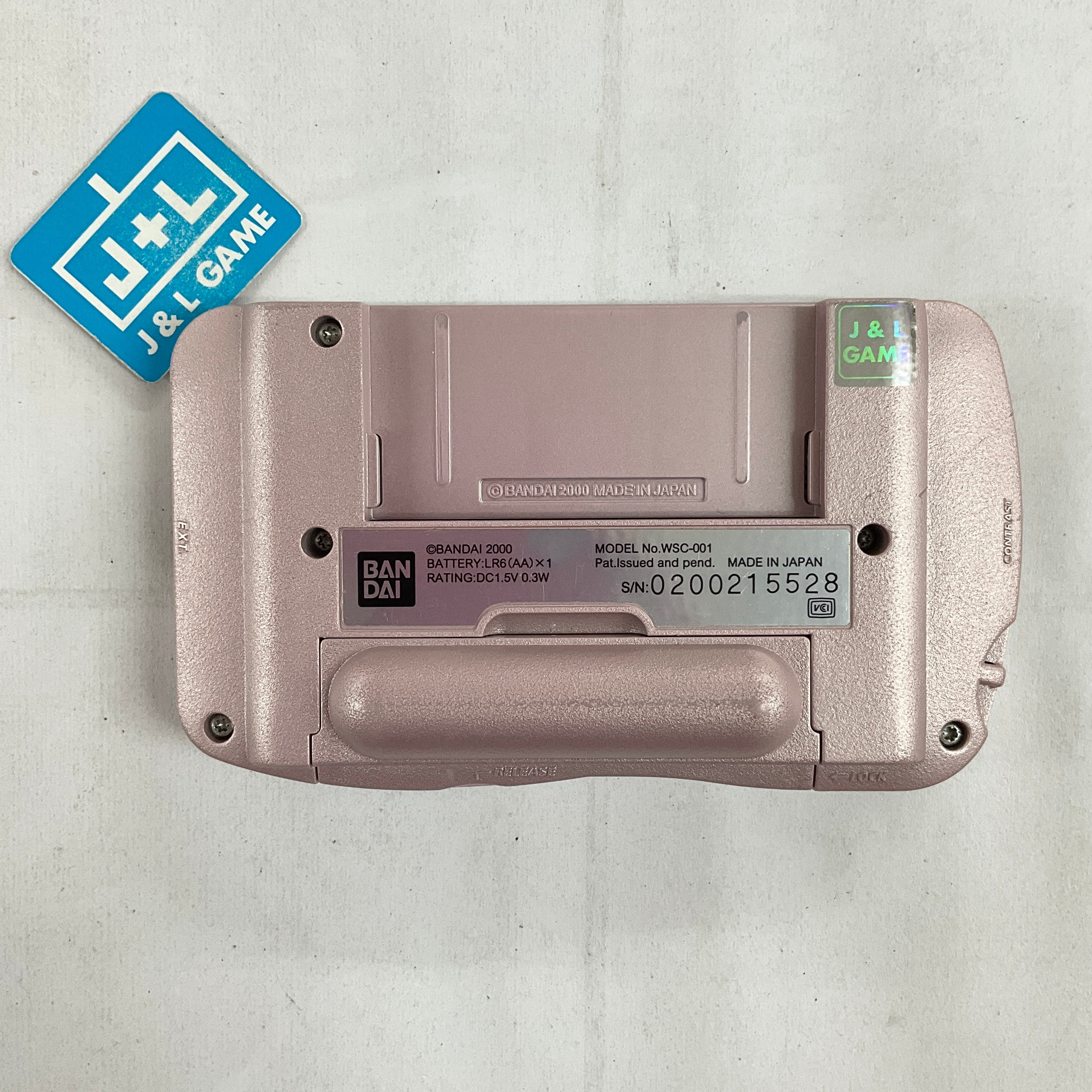 WonderSwan Color (Pearl Pink) - (WSC) WonderSwan Color [Pre-Owned