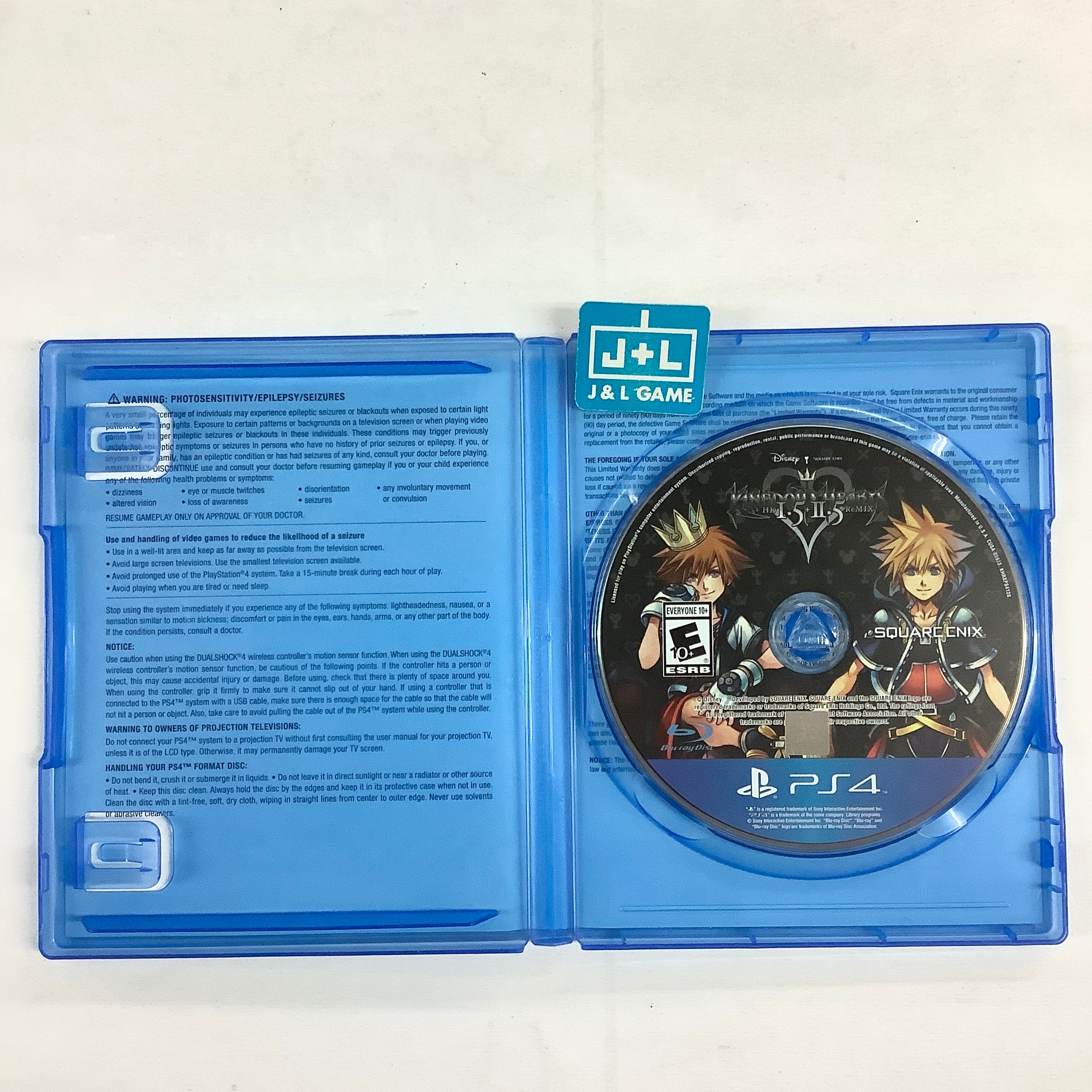 Kingdom Hearts HD I.5 + II.5 Remix - PlayStation 4 [Pre-Onwed] Video Games Square Enix   