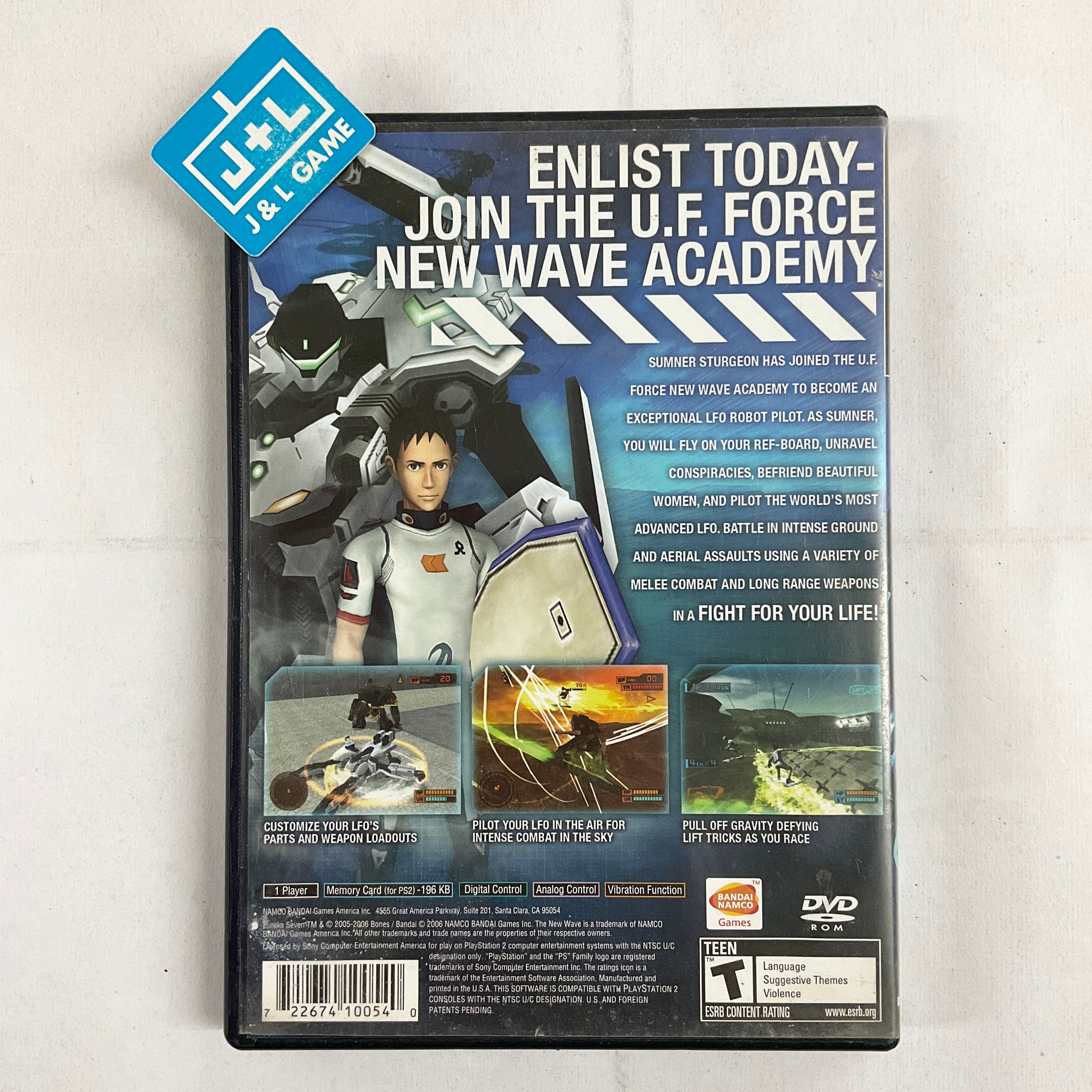 Eureka Seven Vol. 1: New Wave - (PS2) PlayStation 2 [Pre-Owned] Video Games Bandai   