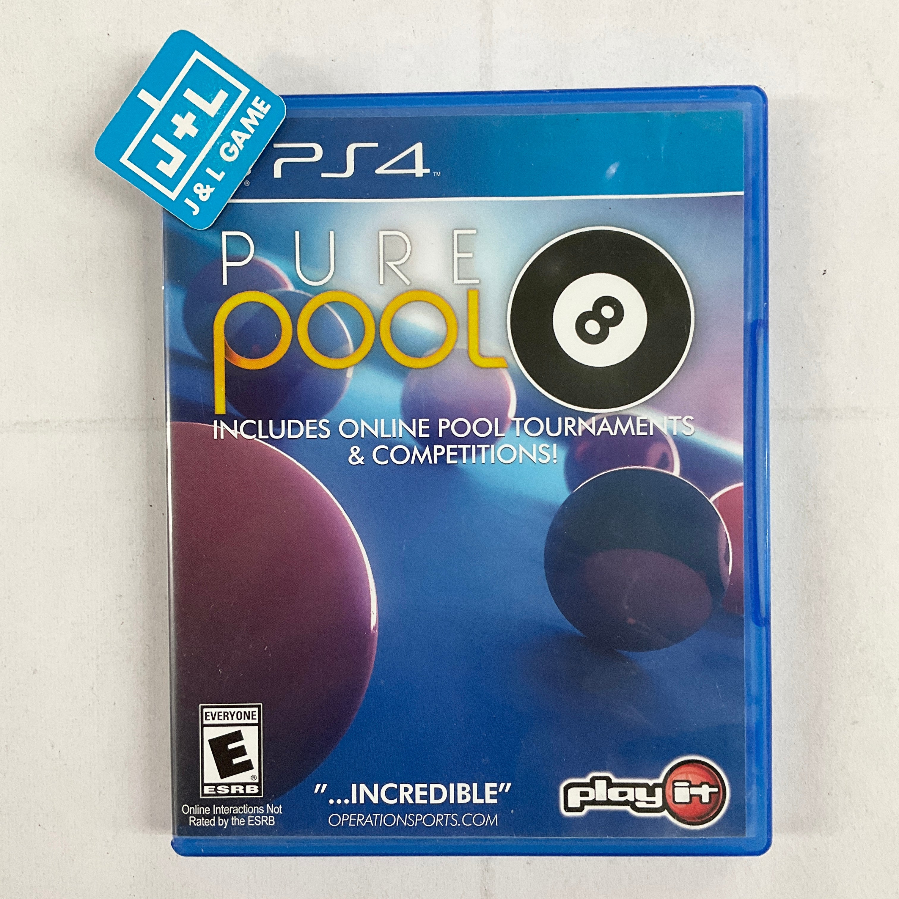 Pure Pool - (PS4) Playstation 4 [Pre-Owned] Video Games Ripstone   