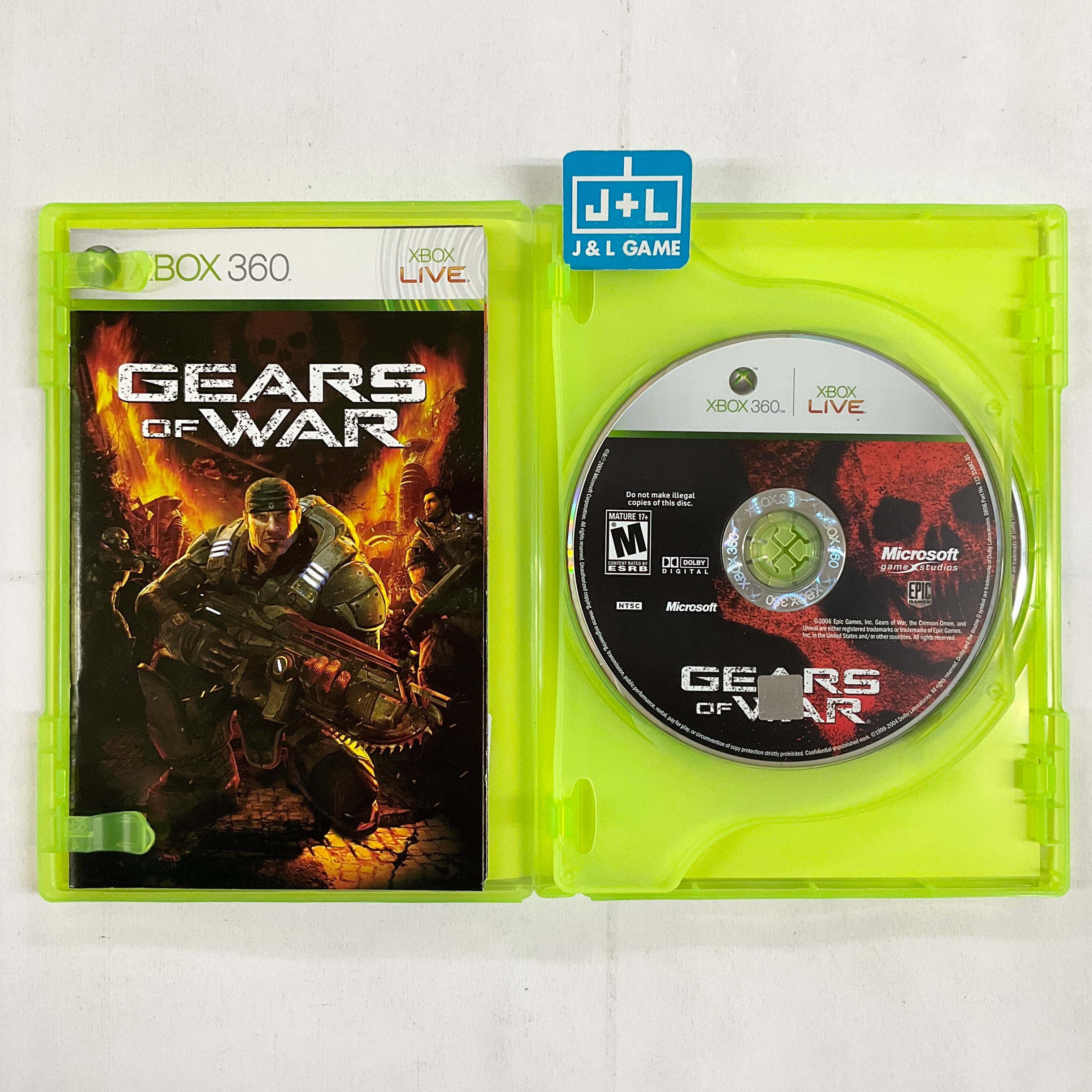 Gears of War (with Bonus Disc) - Xbox 360 [Pre-Owned] Video Games Microsoft   