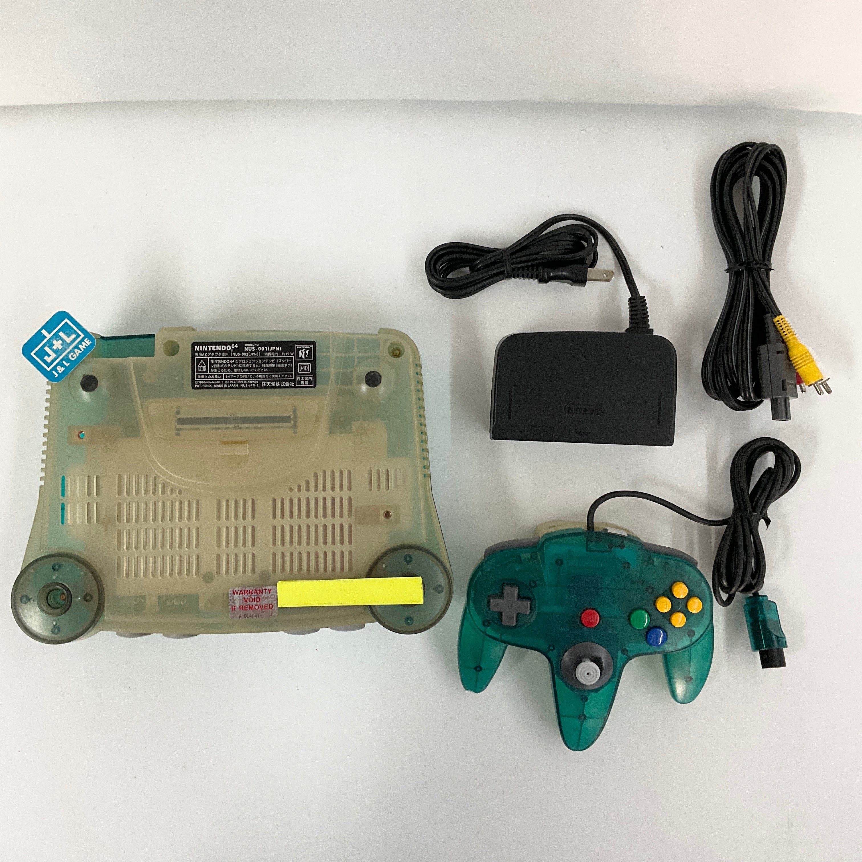 Nintendo 64 Hardware Console (Clear Blue) - (N64) Nintendo 64 [Pre-Owned] (Japanese Import) Consoles Nintendo   