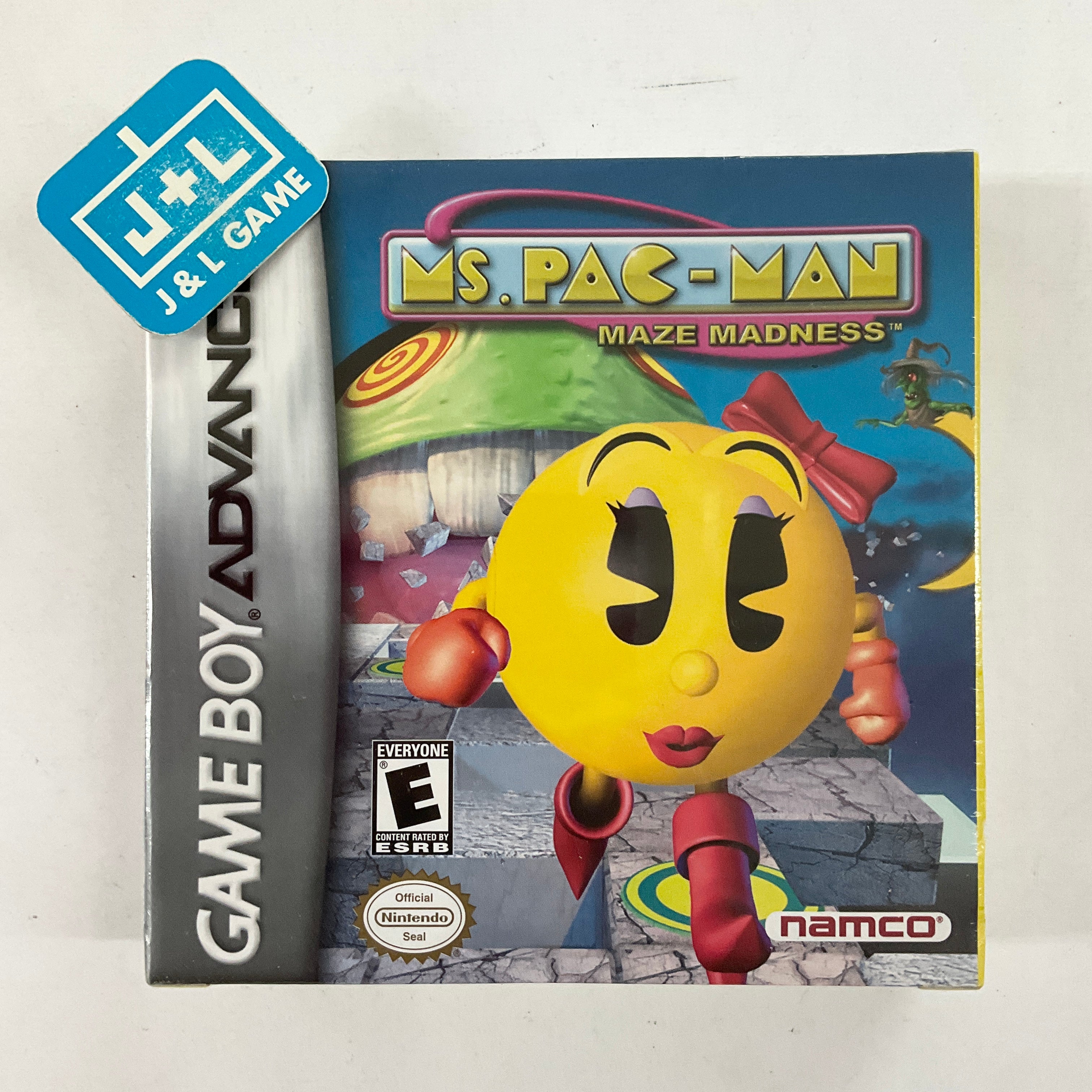 Msgba Ms. Pac-Man Maze Madness - (GBA) Game Boy Advance | J&L Game