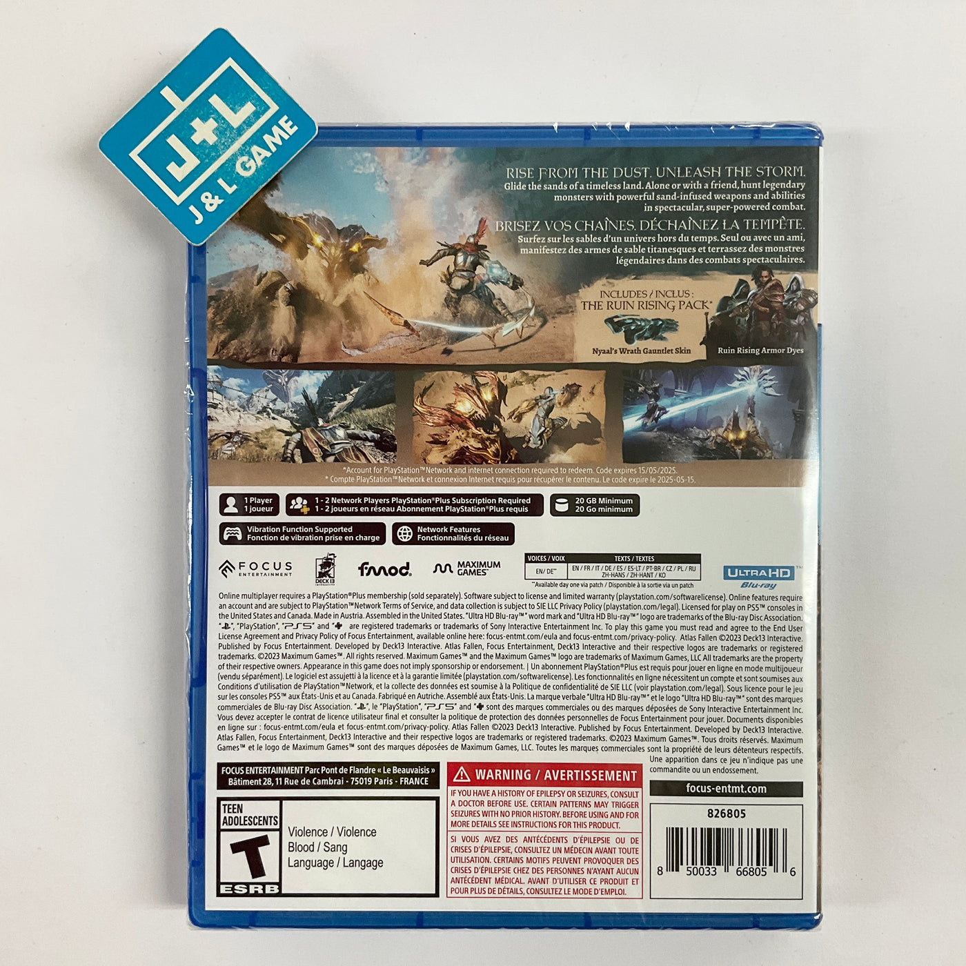 Atlas Fallen - (PS5) PlayStation 5 | J&L Game