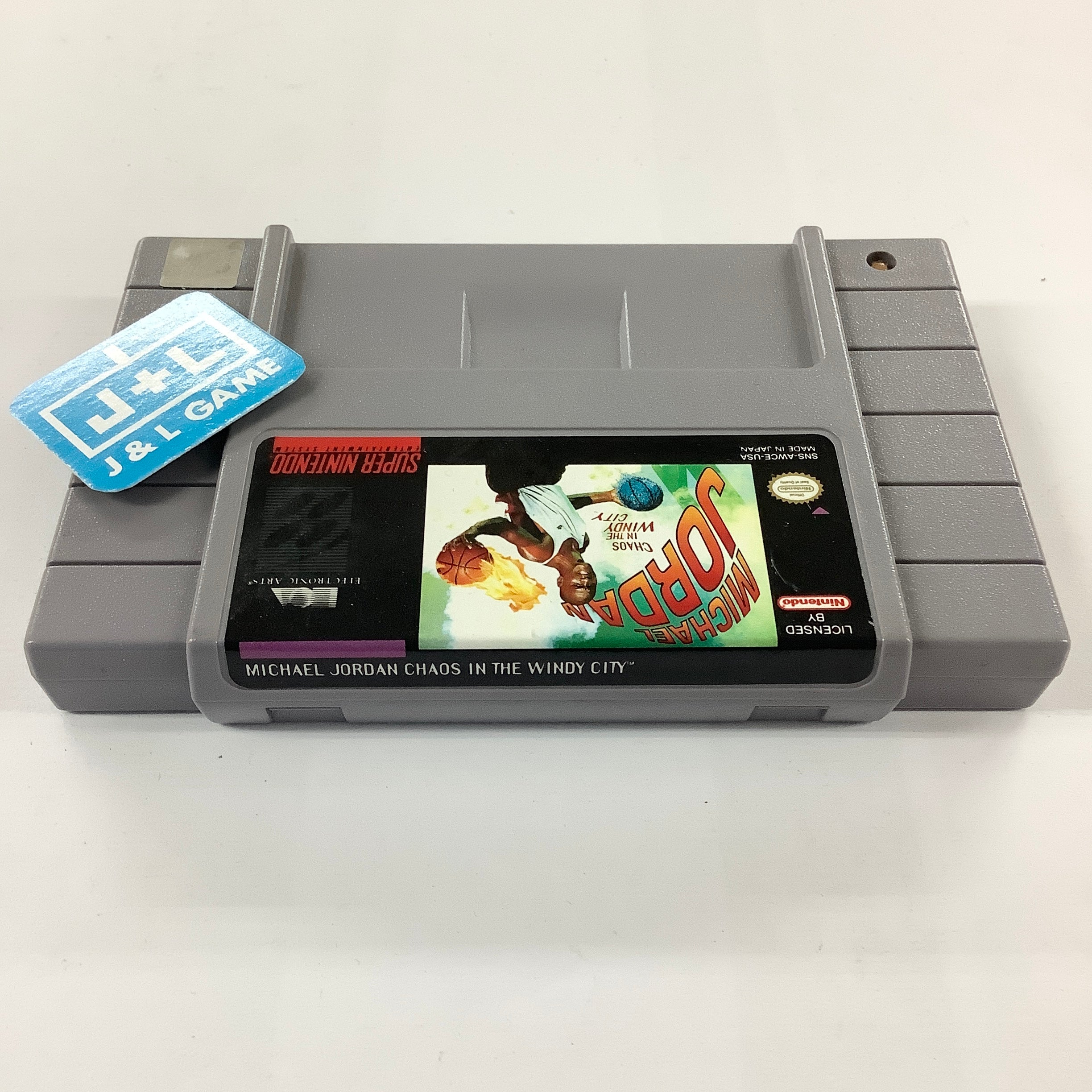 Michael Jordan: Chaos in the Windy City - (SNES) Super Nintendo [Pre-Owned] Video Games Electronic Arts   