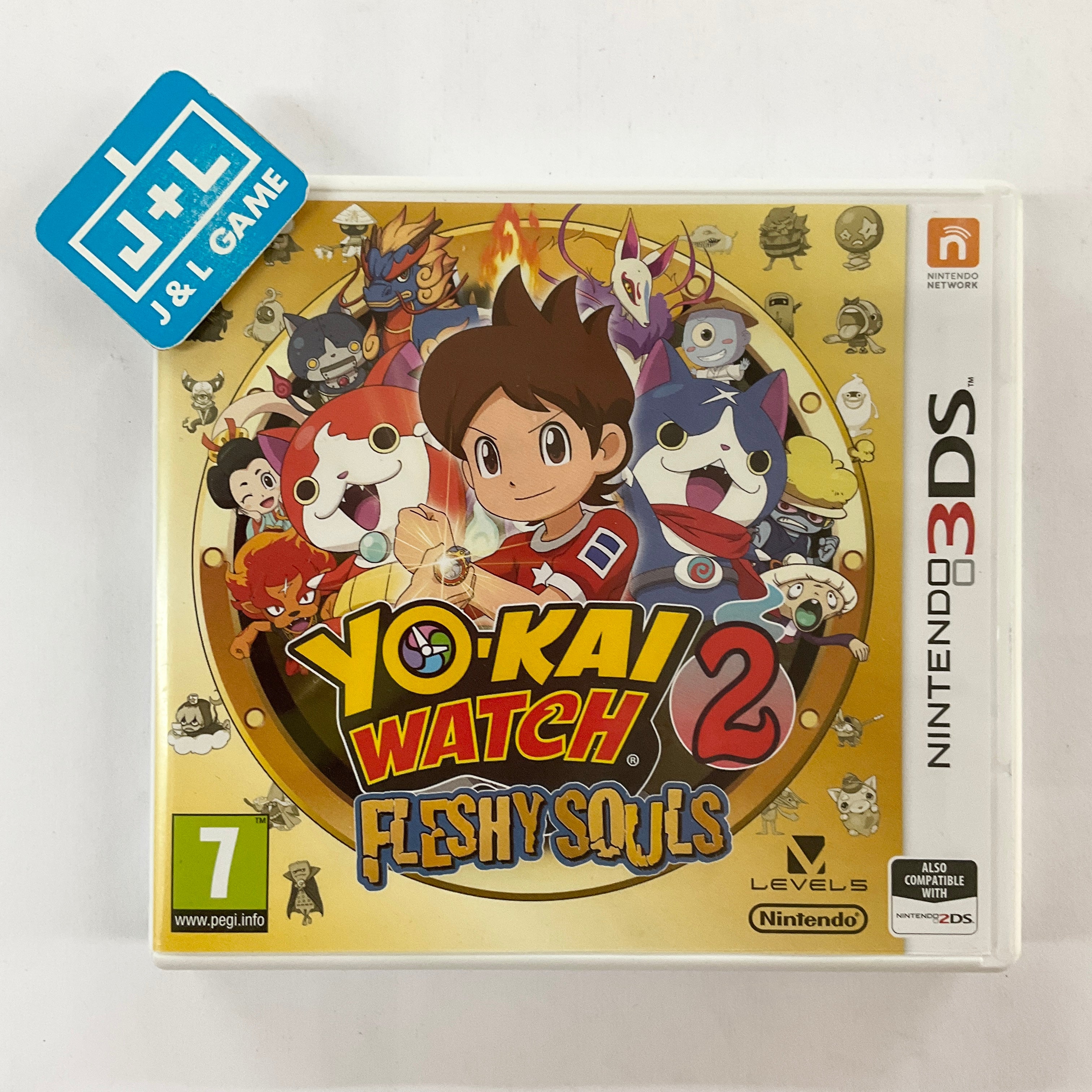 YO-KAI WATCH 2: Fleshy Souls - Nintendo 3DS [Pre-Owned] (European Import) Video Games Nintendo   