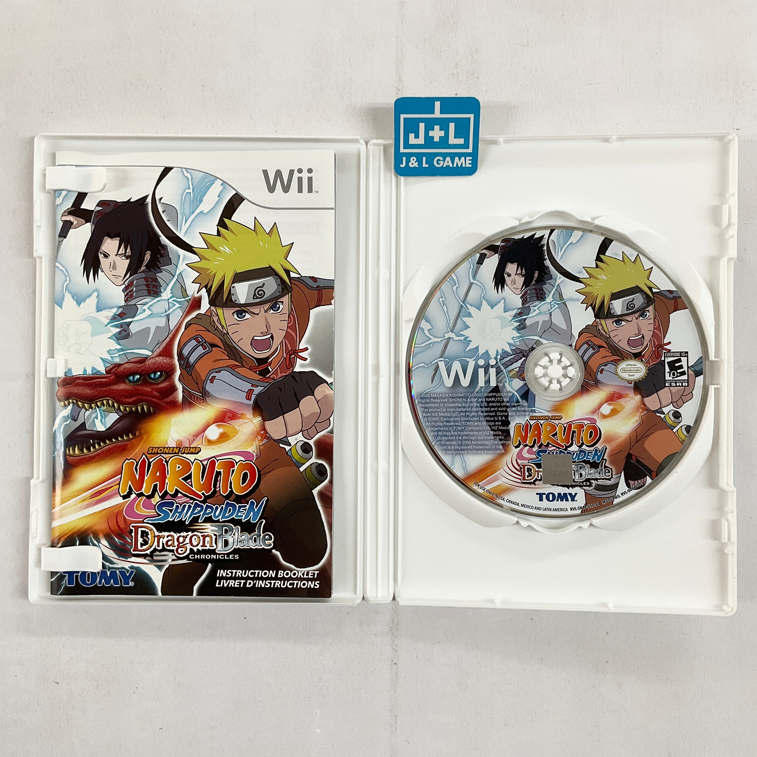 Naruto Shippuden: Dragon Blade Chronicles - Nintendo Wii [Pre-Owned] Video Games Atlus   