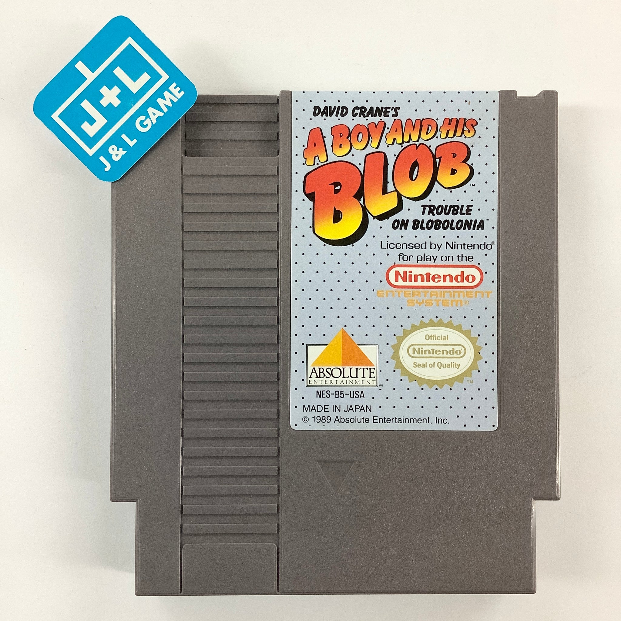 David Crane's A Boy and His Blob: Trouble on Blobolonia - (NES) Nintendo Entertainment System [Pre-Owned] Video Games Majesco   