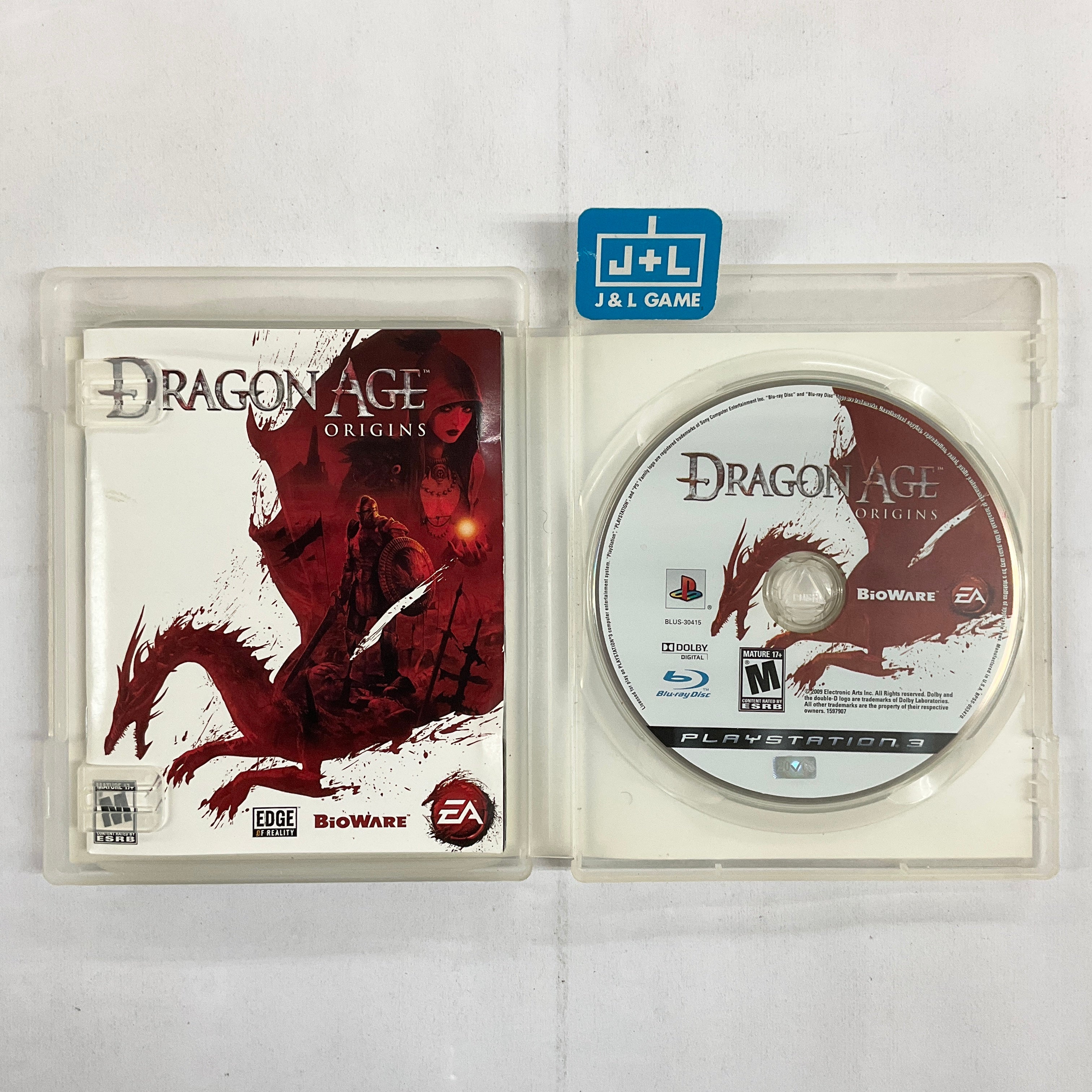 Dragon Age: Origins - (PS3) PlayStation 3 [Pre-Owned] | J&L Game