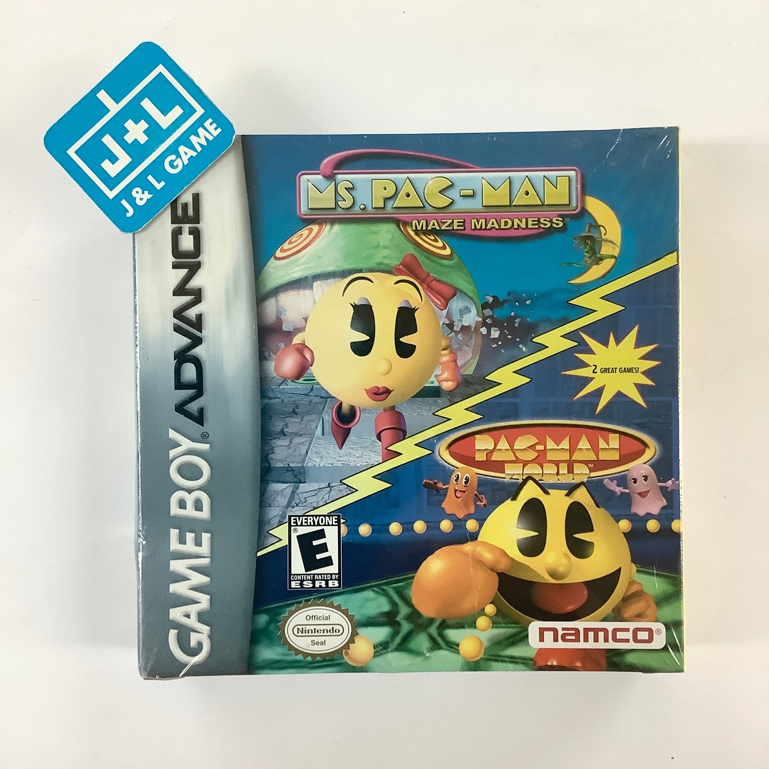 Ms. Pac-Man: Maze Madness / Pac-Man World - (GBA) Game Boy Advance Video Games Namco   