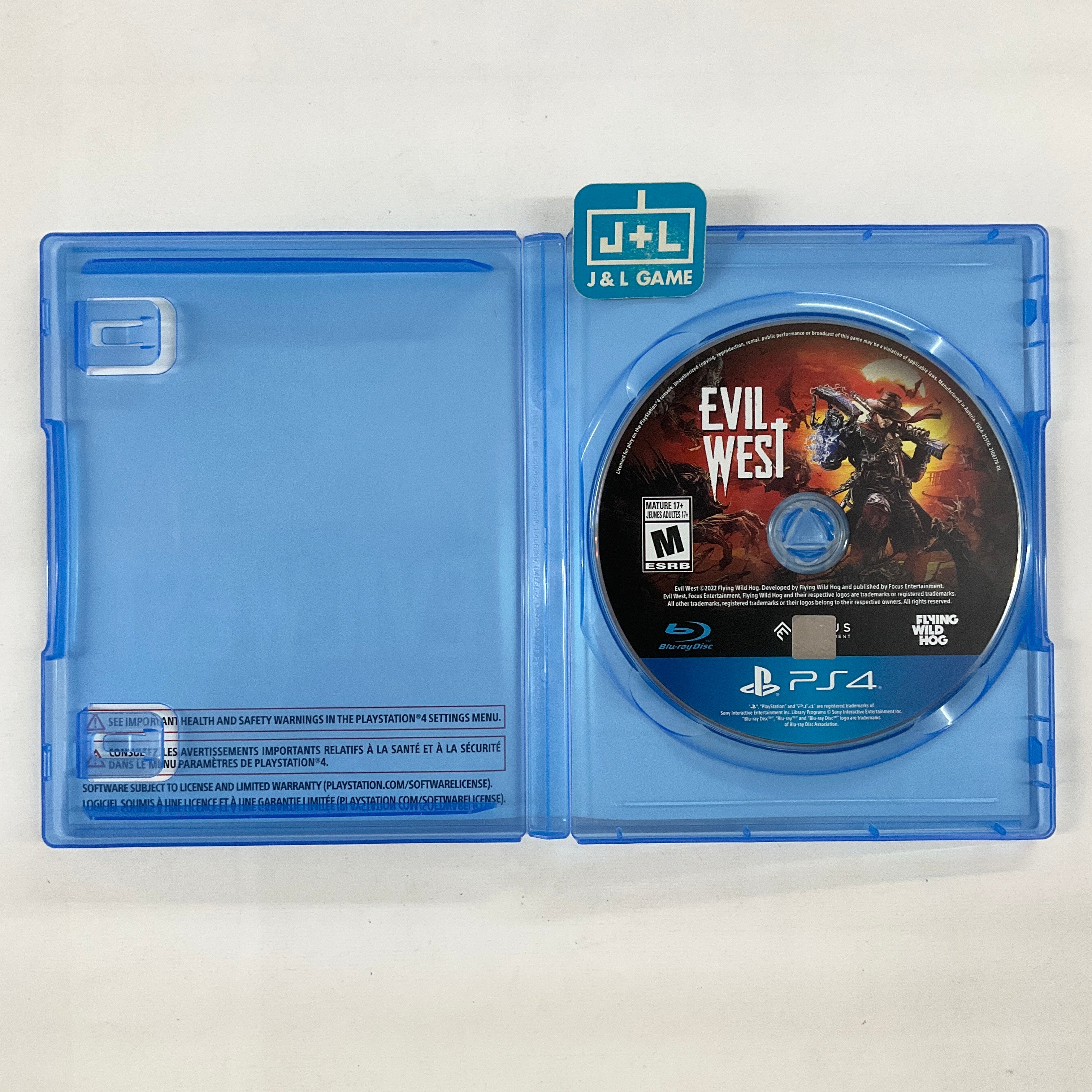 Evil West - (PS4) PlayStation 4 [Pre-Owned] Video Games Focus Home Interactive   