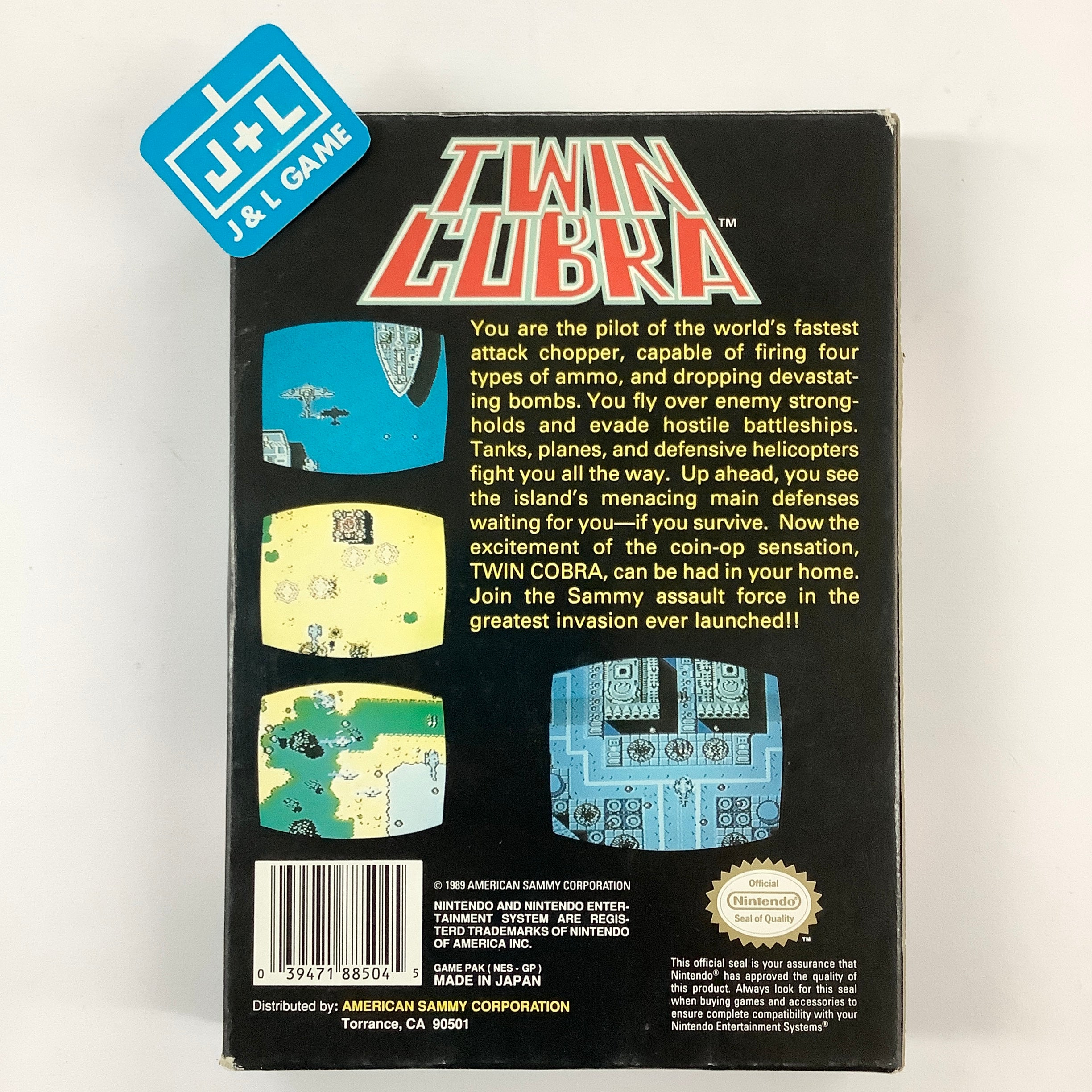 Twin Cobra - (NES) Nintendo Entertainment System [Pre-Owned] Video Games American Sammy   